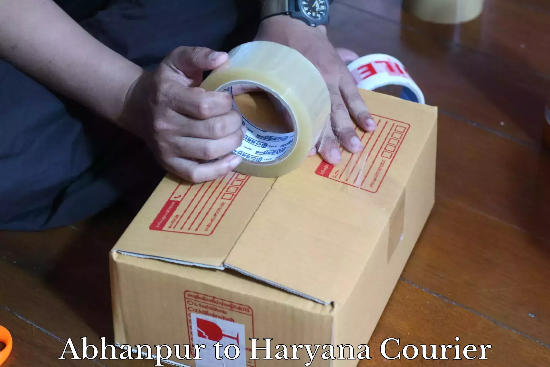 High-speed parcel service Abhanpur to Haryana
