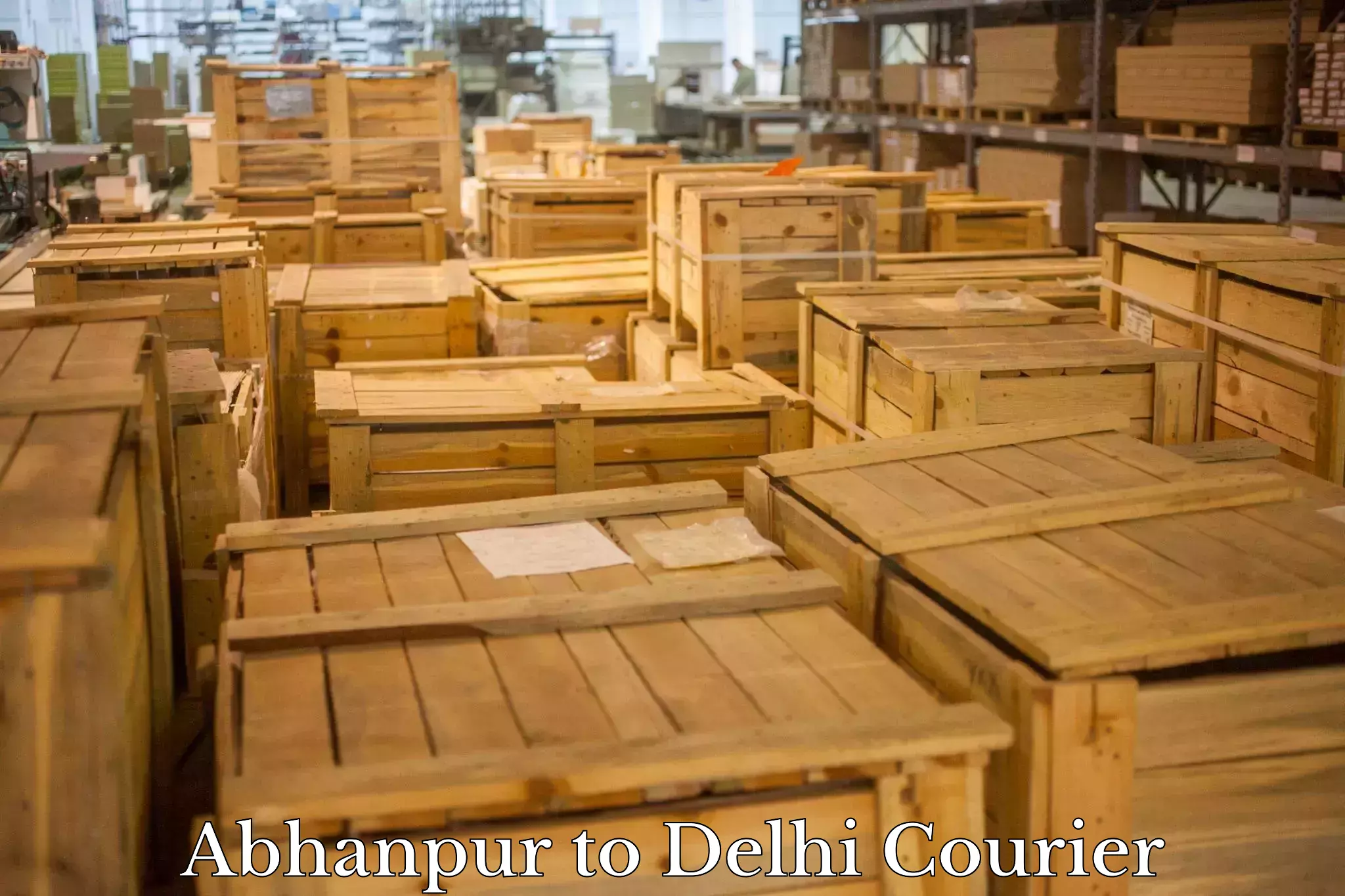 Parcel service for businesses Abhanpur to Delhi