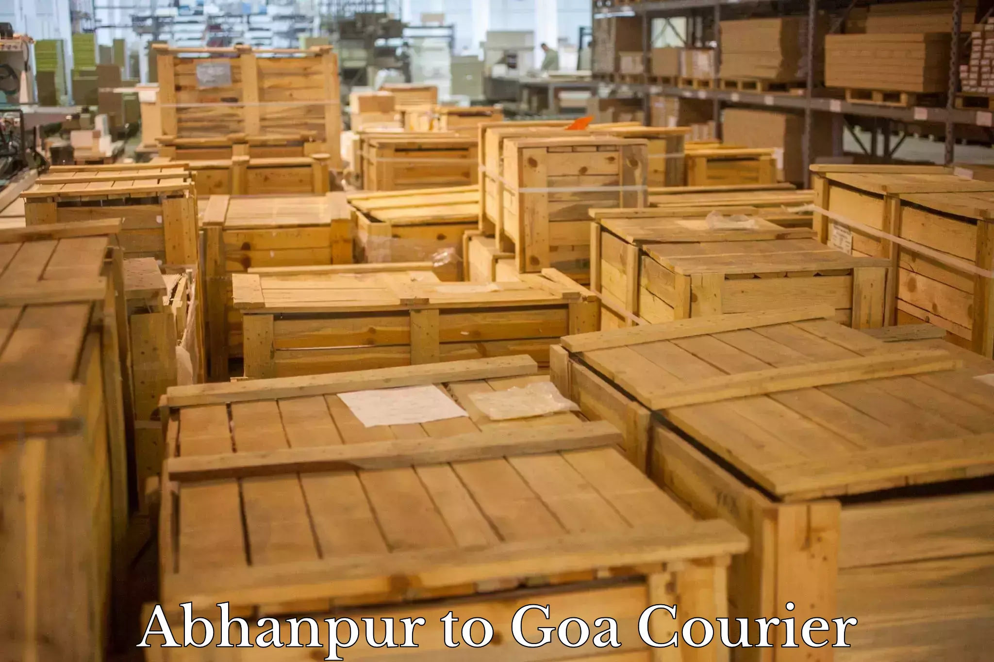 Postal and courier services Abhanpur to IIT Goa