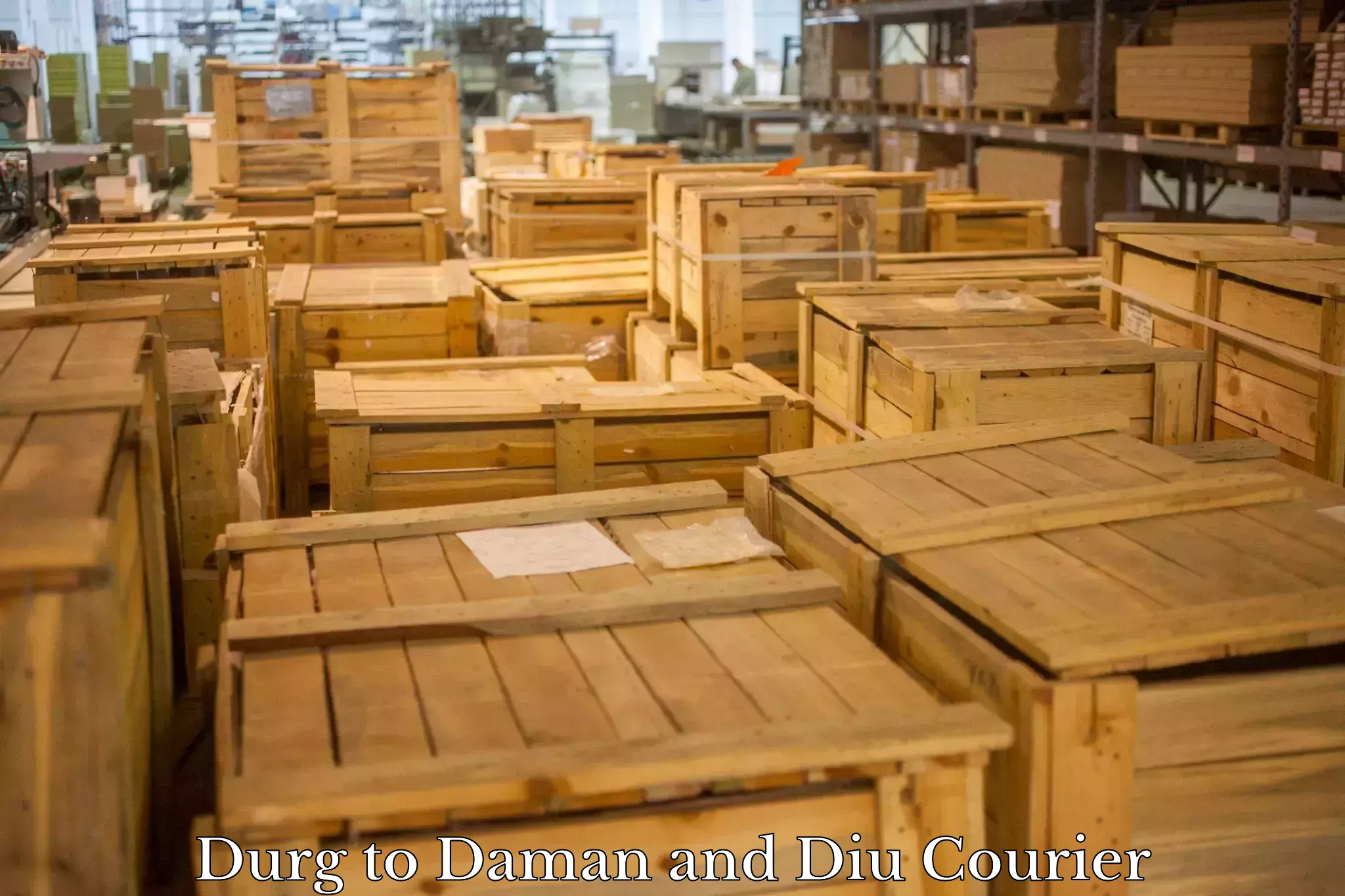 Efficient parcel transport Durg to Daman