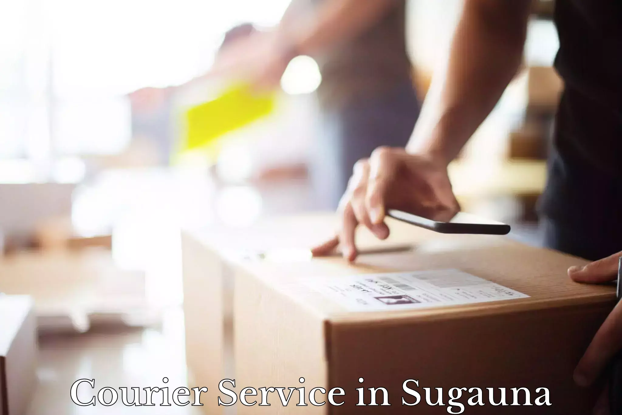 International parcel service in Sugauna