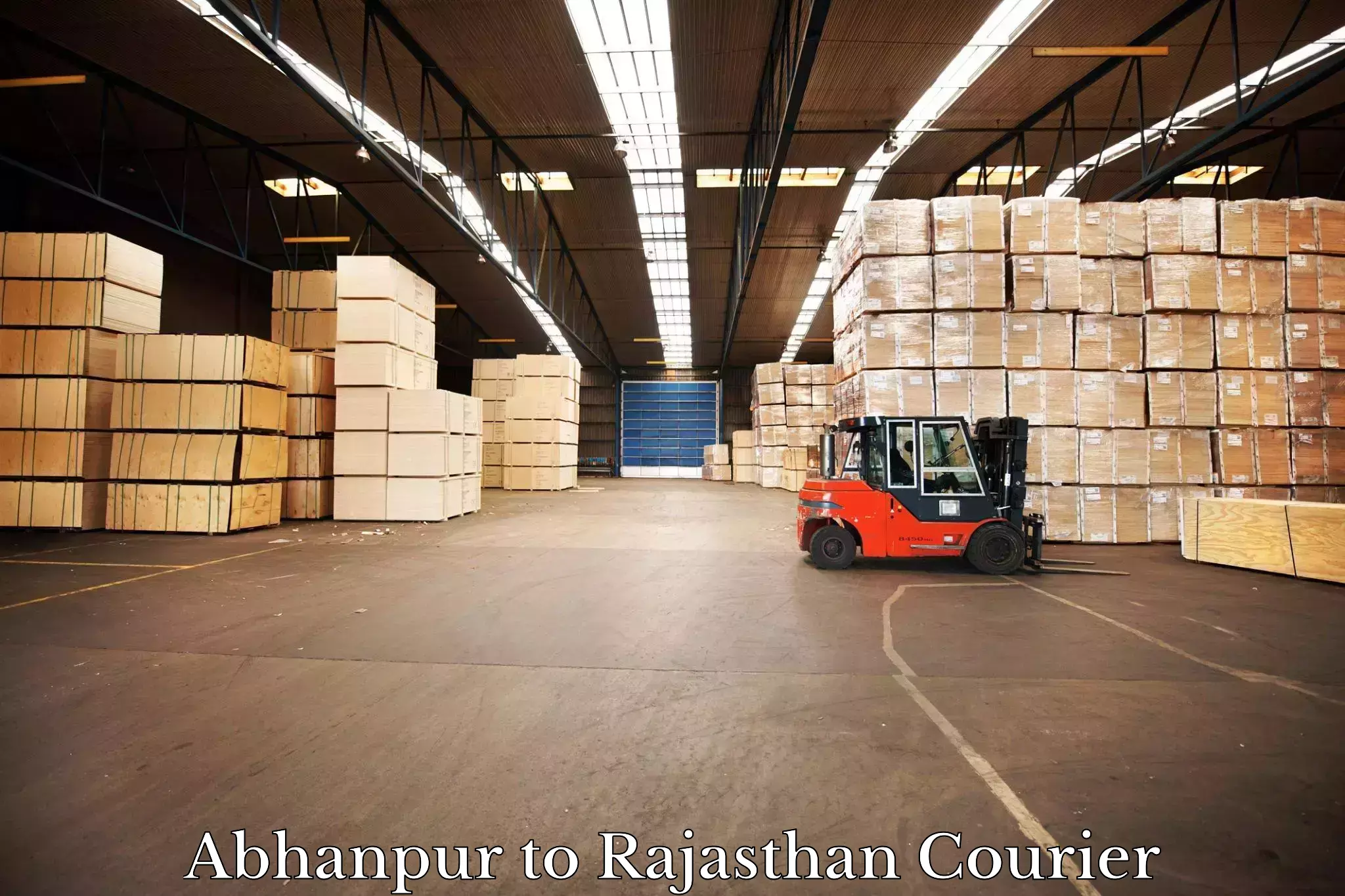 Courier membership Abhanpur to Rajgarh Rajasthan