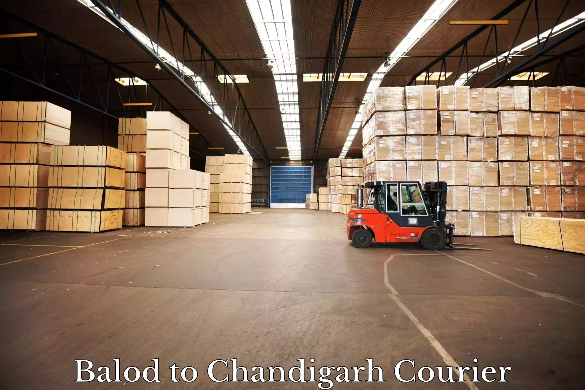 International parcel service Balod to Chandigarh