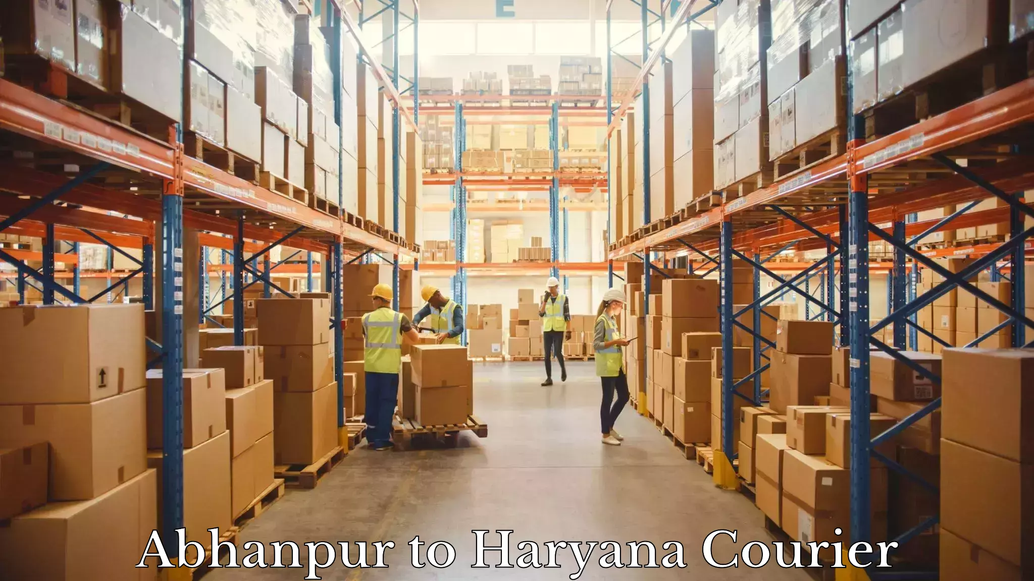 Logistics efficiency Abhanpur to Haryana