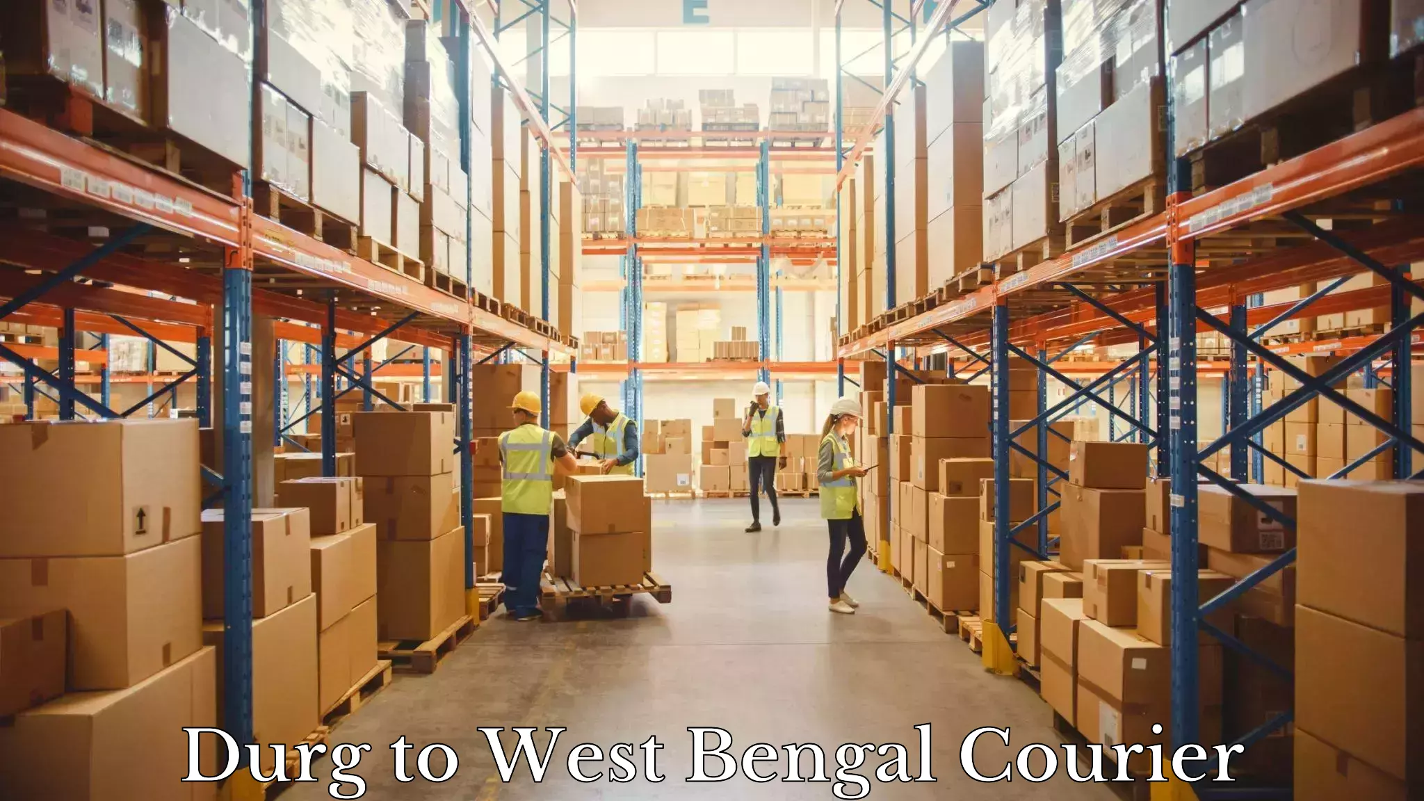 High-speed parcel service Durg to Jadavpur University Kolkata