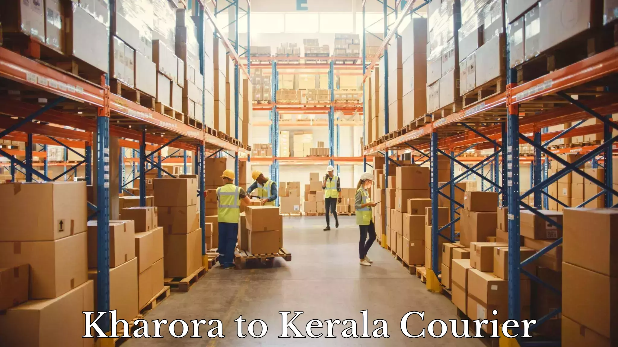 Next day courier Kharora to Kerala