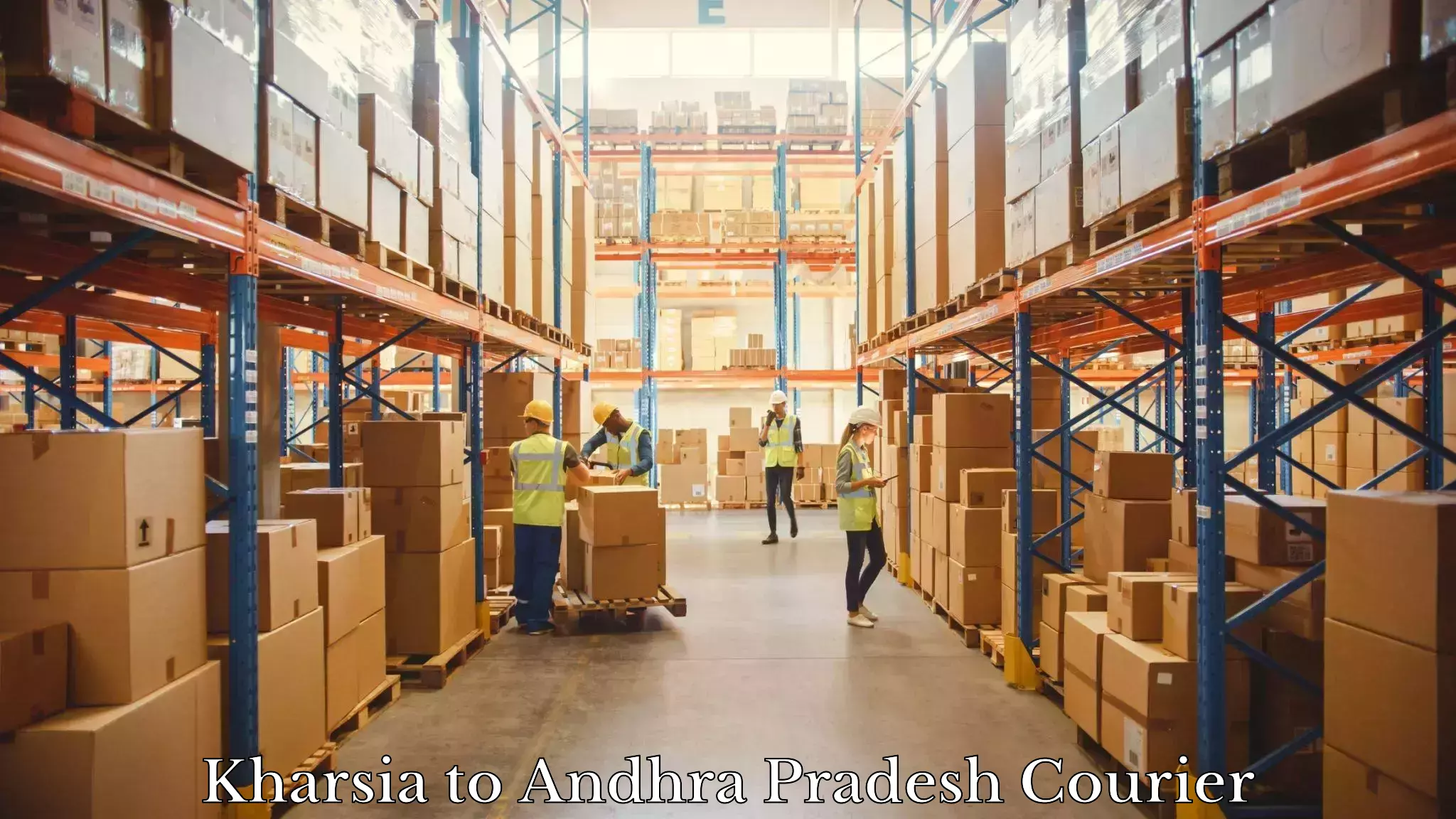 Efficient shipping platforms Kharsia to Andhra Pradesh