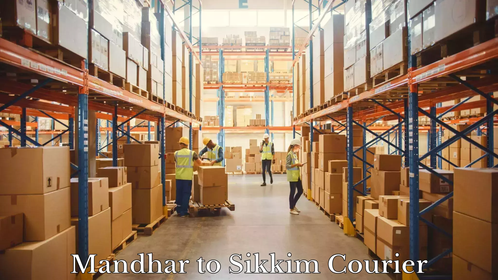 Modern parcel services Mandhar to Pelling