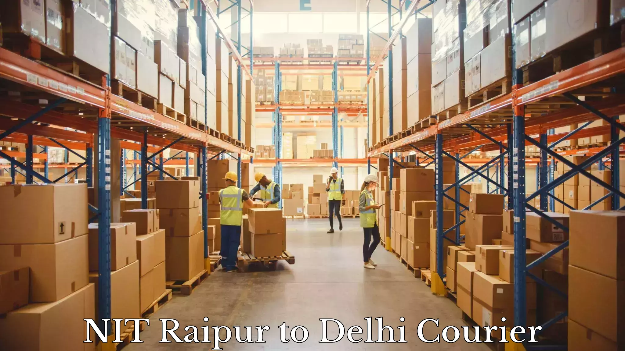 Courier services NIT Raipur to Delhi Technological University DTU