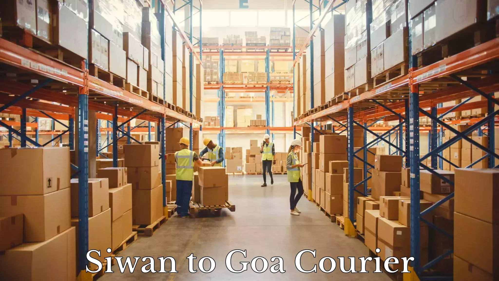 Automated parcel services Siwan to South Goa