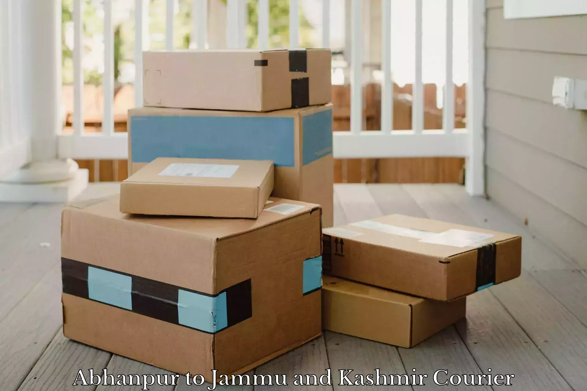 International courier rates Abhanpur to Jammu and Kashmir