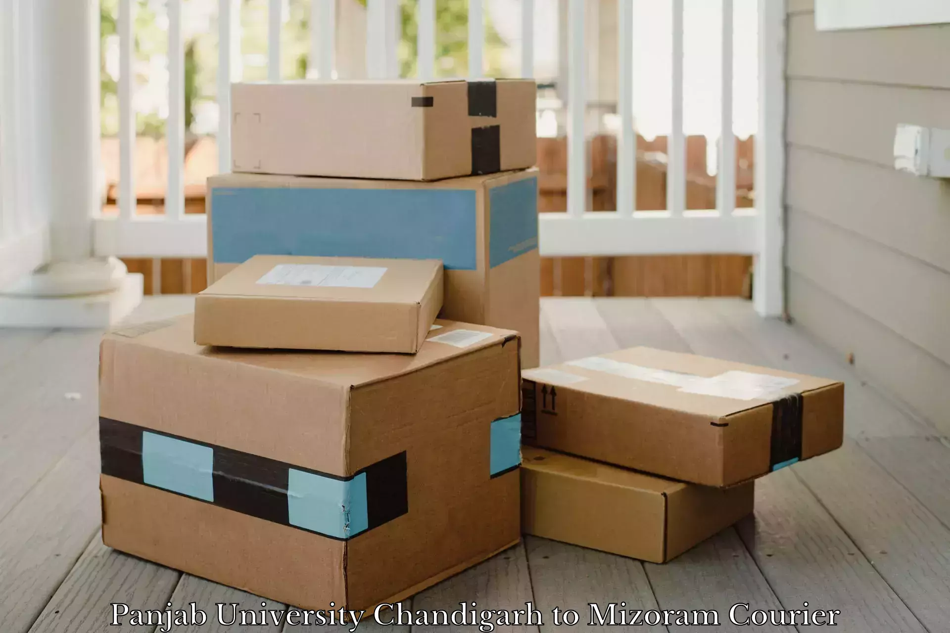 Reliable courier service Panjab University Chandigarh to Chawngte