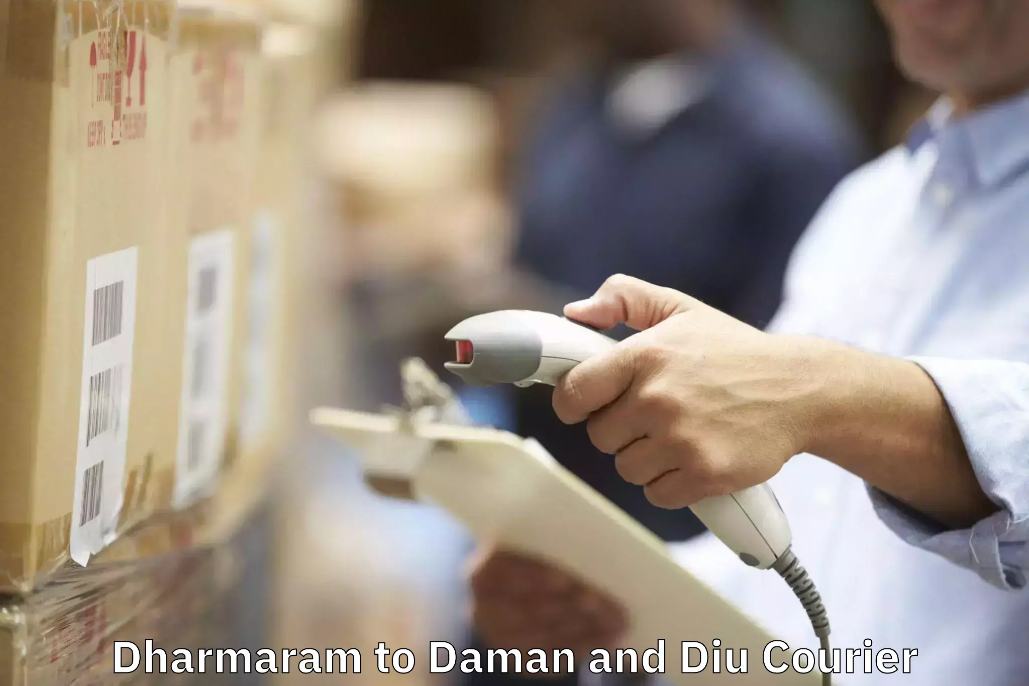 Custom furniture transport Dharmaram to Diu