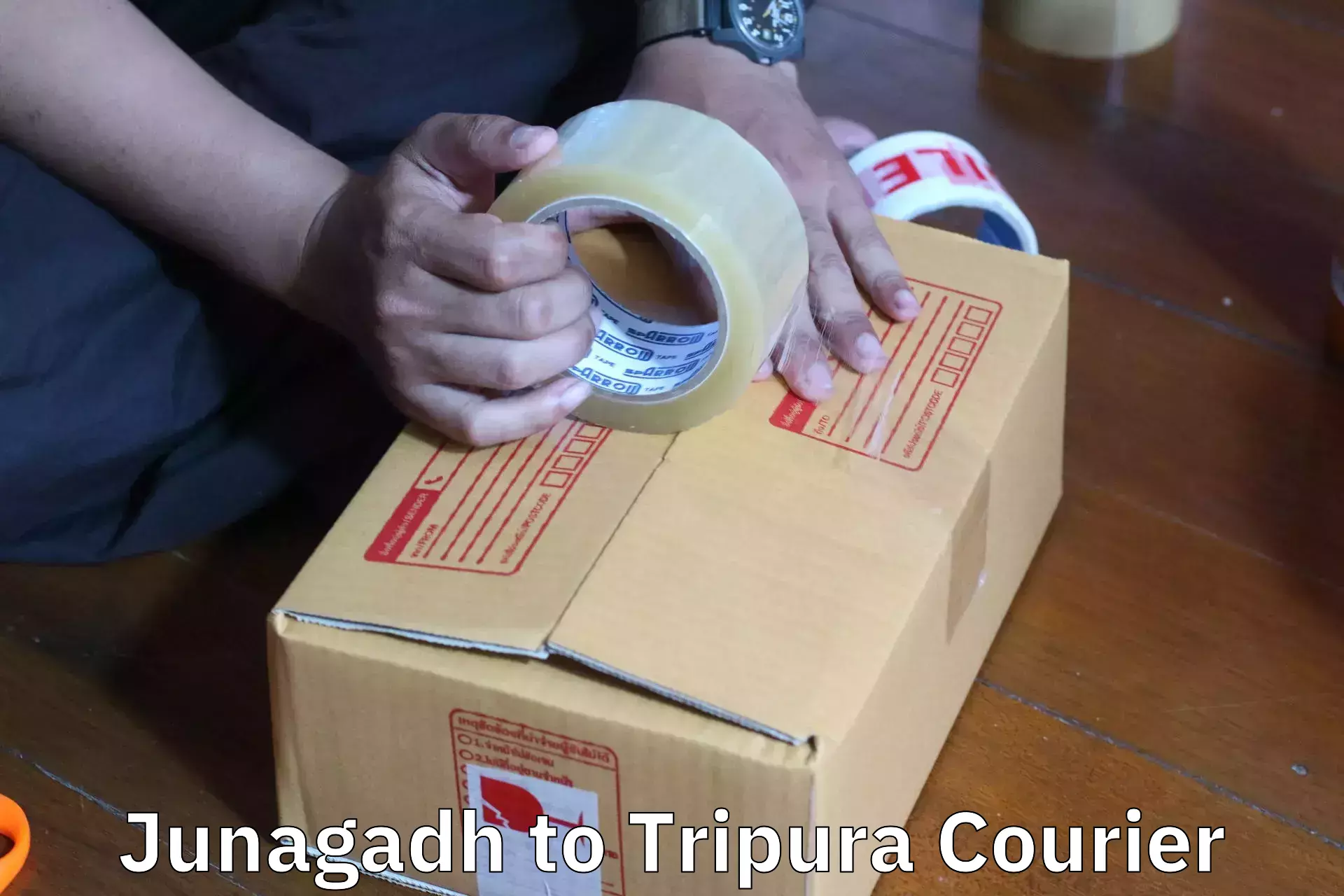 Reliable furniture transport in Junagadh to Udaipur Tripura