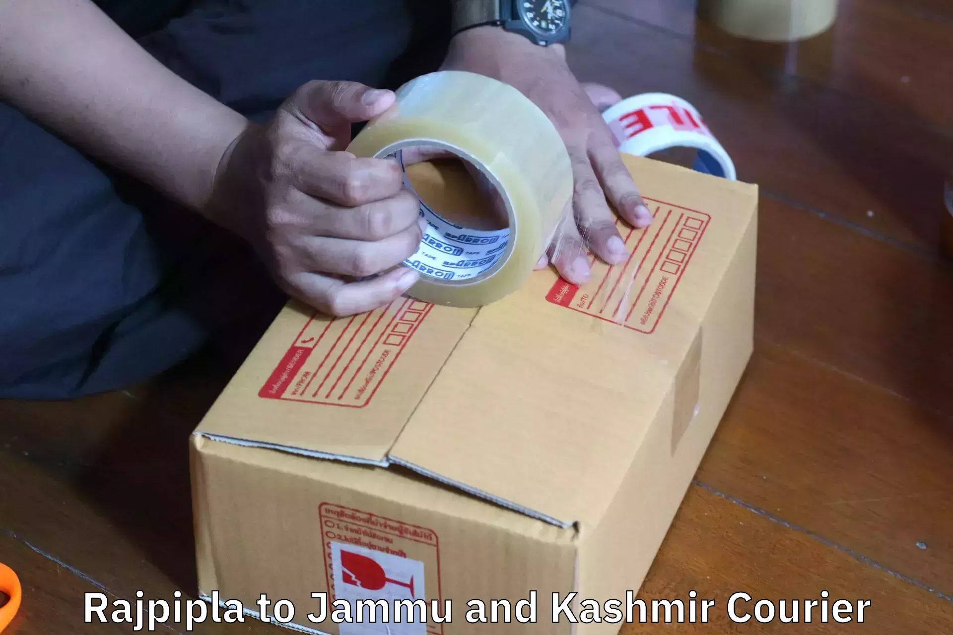 Reliable household shifting Rajpipla to Jammu and Kashmir