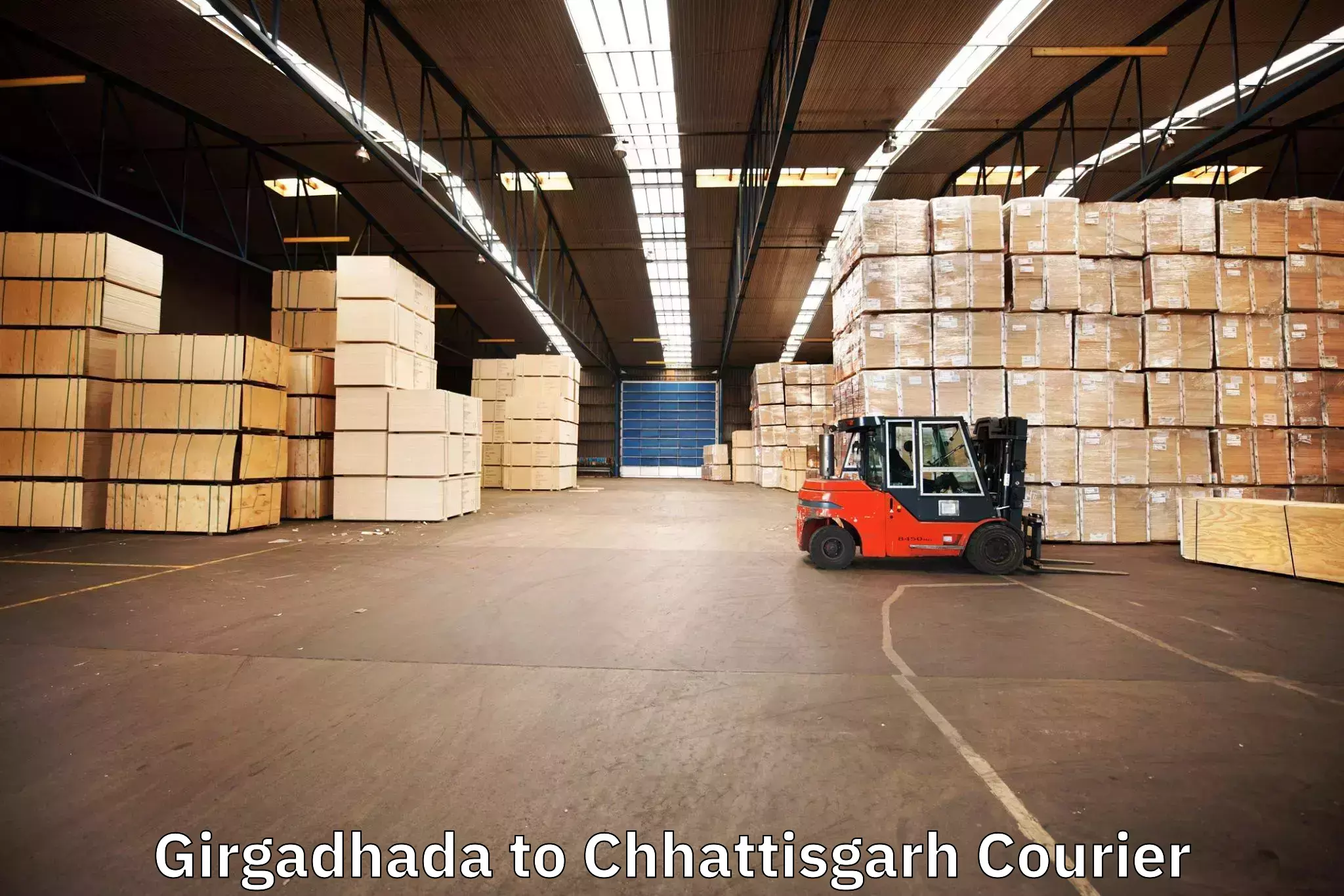 Safe household movers Girgadhada to Kawardha
