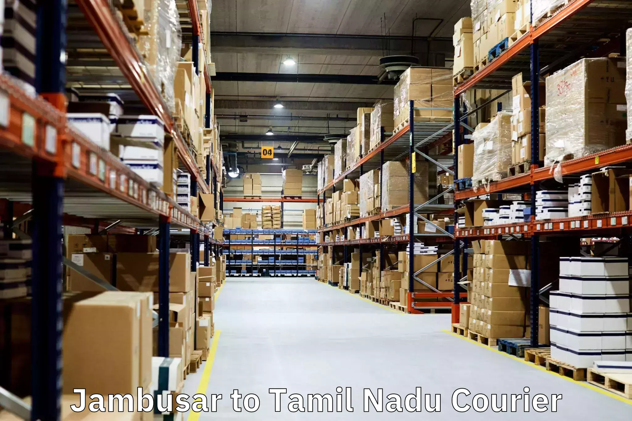 Home moving and storage Jambusar to Tamil Nadu