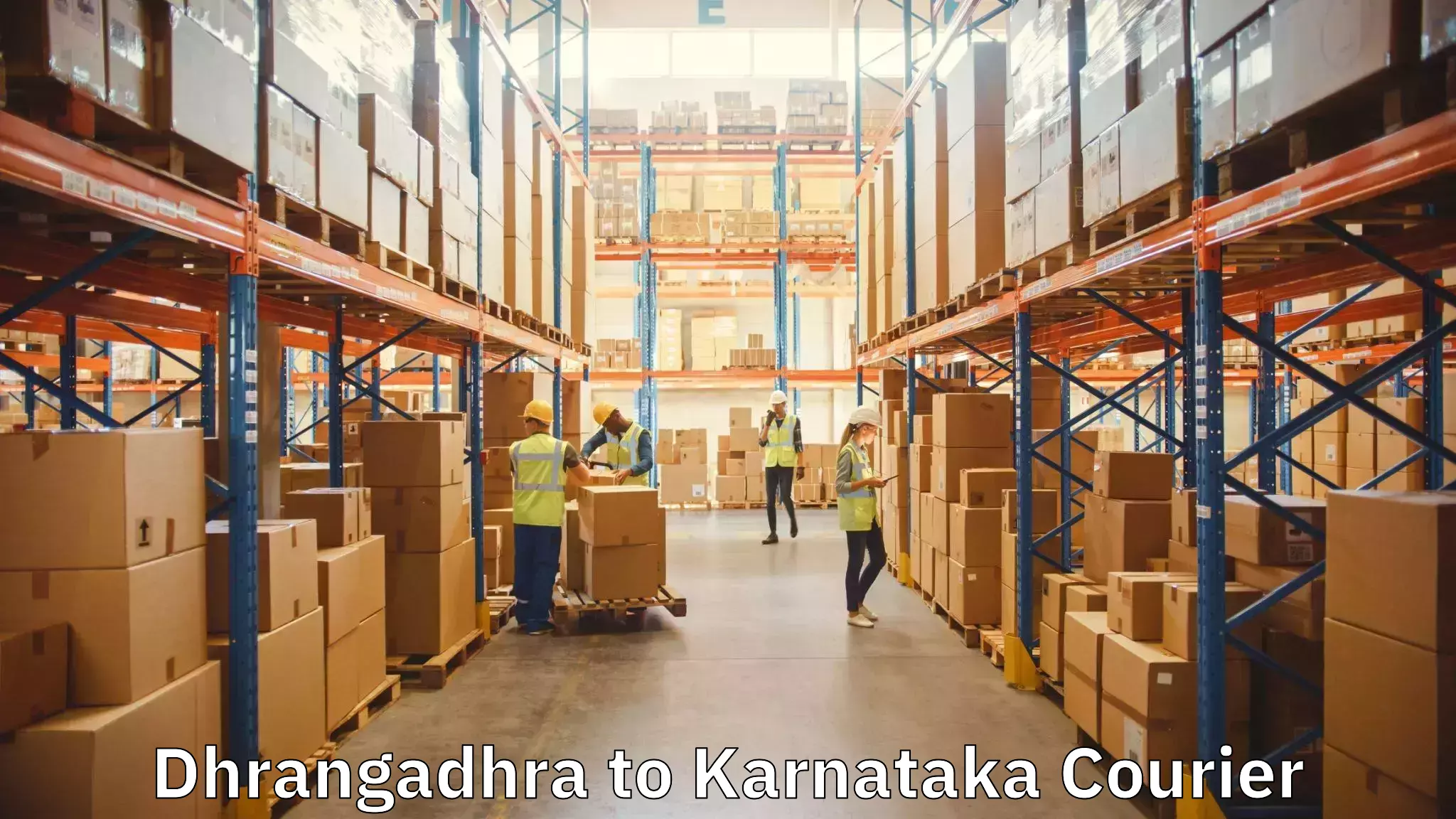 Professional moving company Dhrangadhra to Virajpet