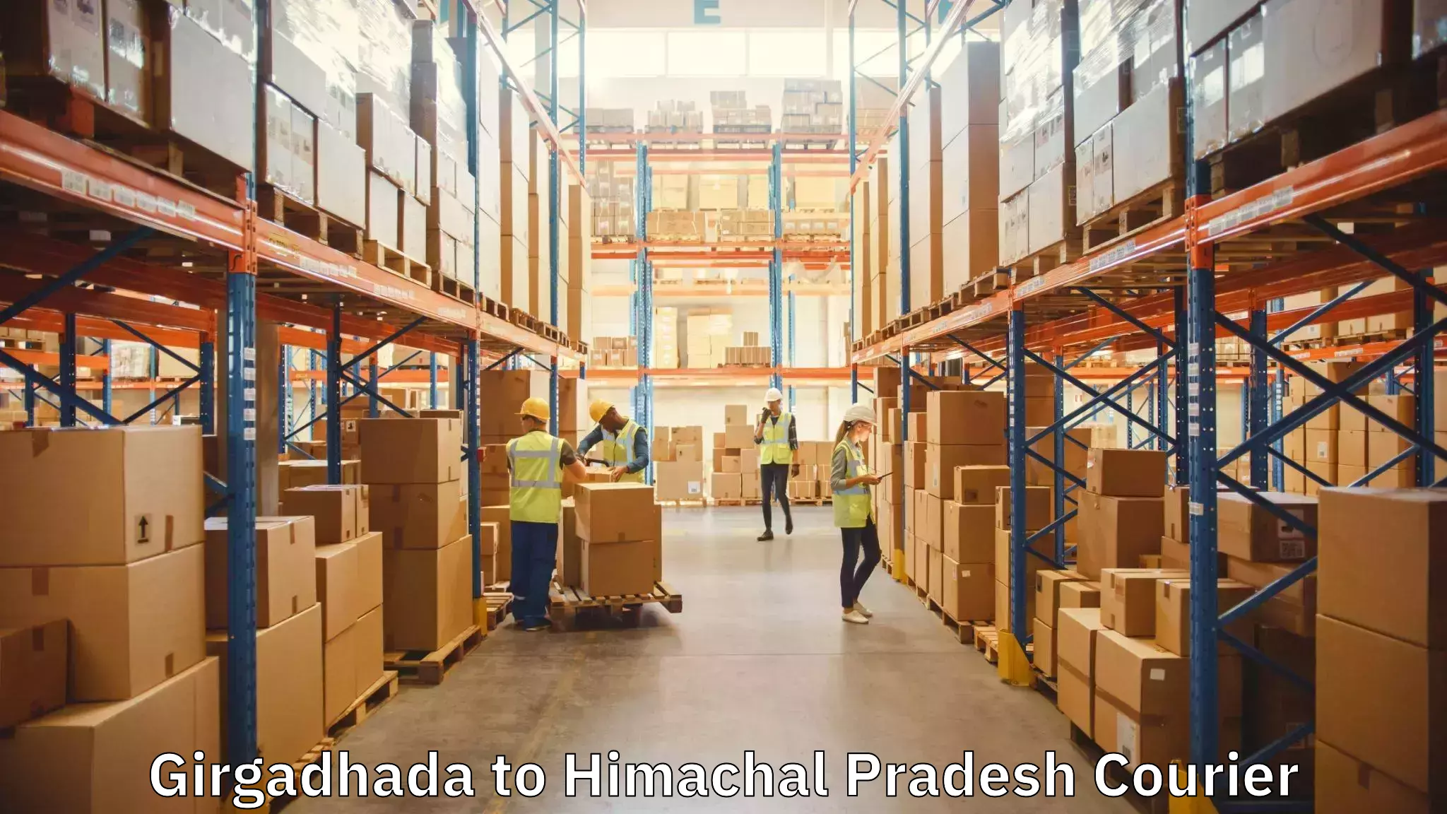 Professional furniture moving Girgadhada to Dharampur Kasauli