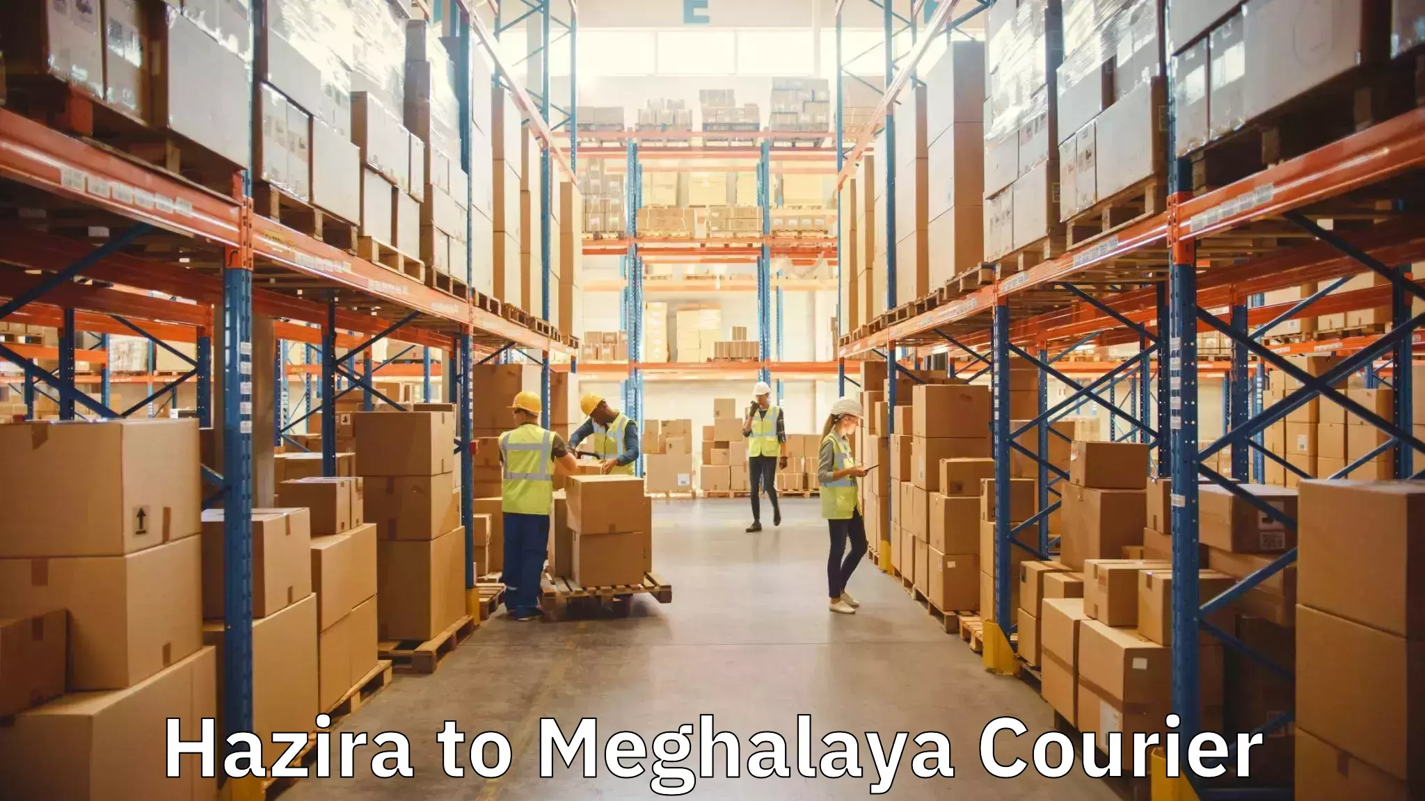 Specialized moving company Hazira to Meghalaya