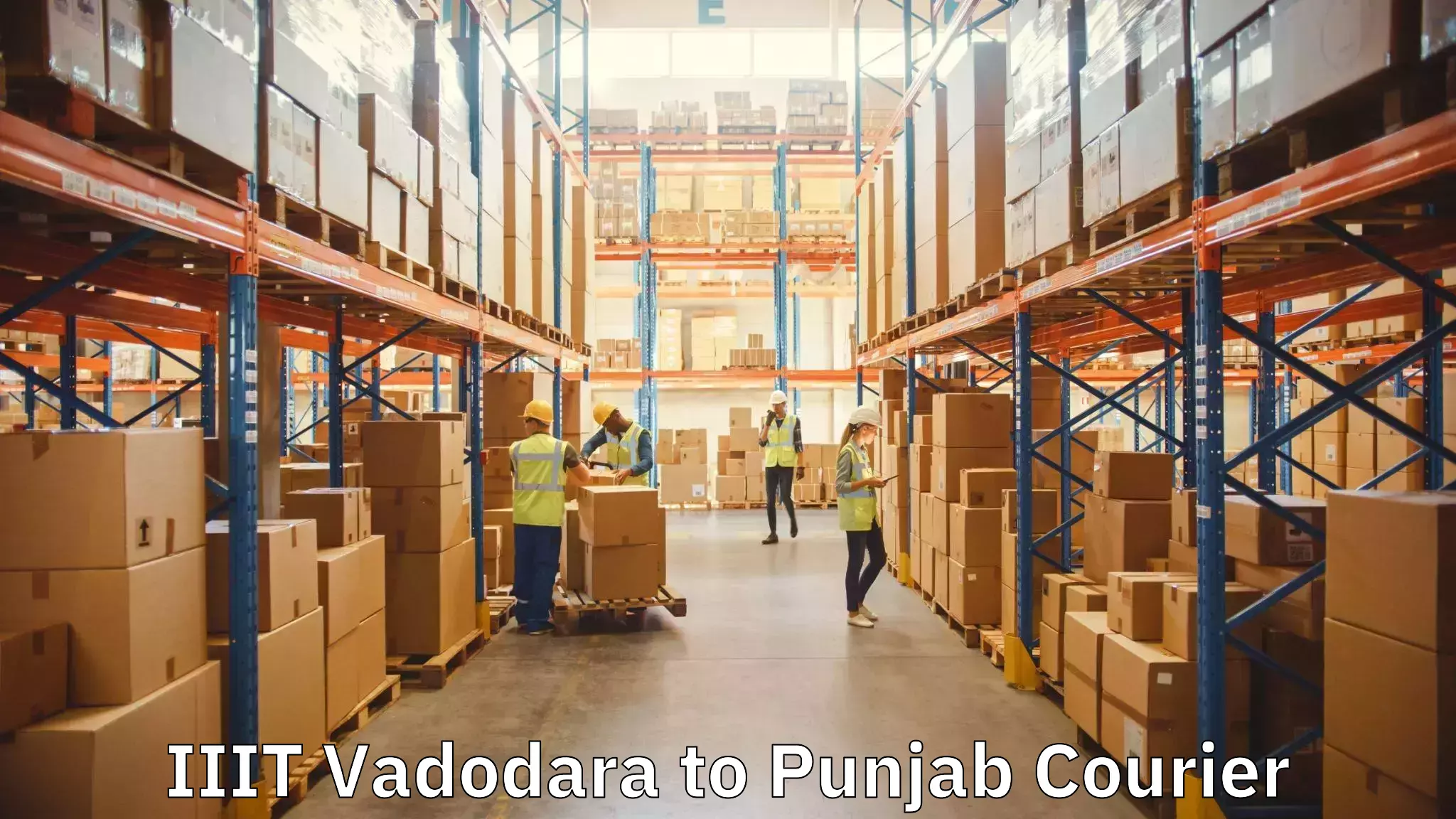 Moving and packing experts IIIT Vadodara to Bhadaur