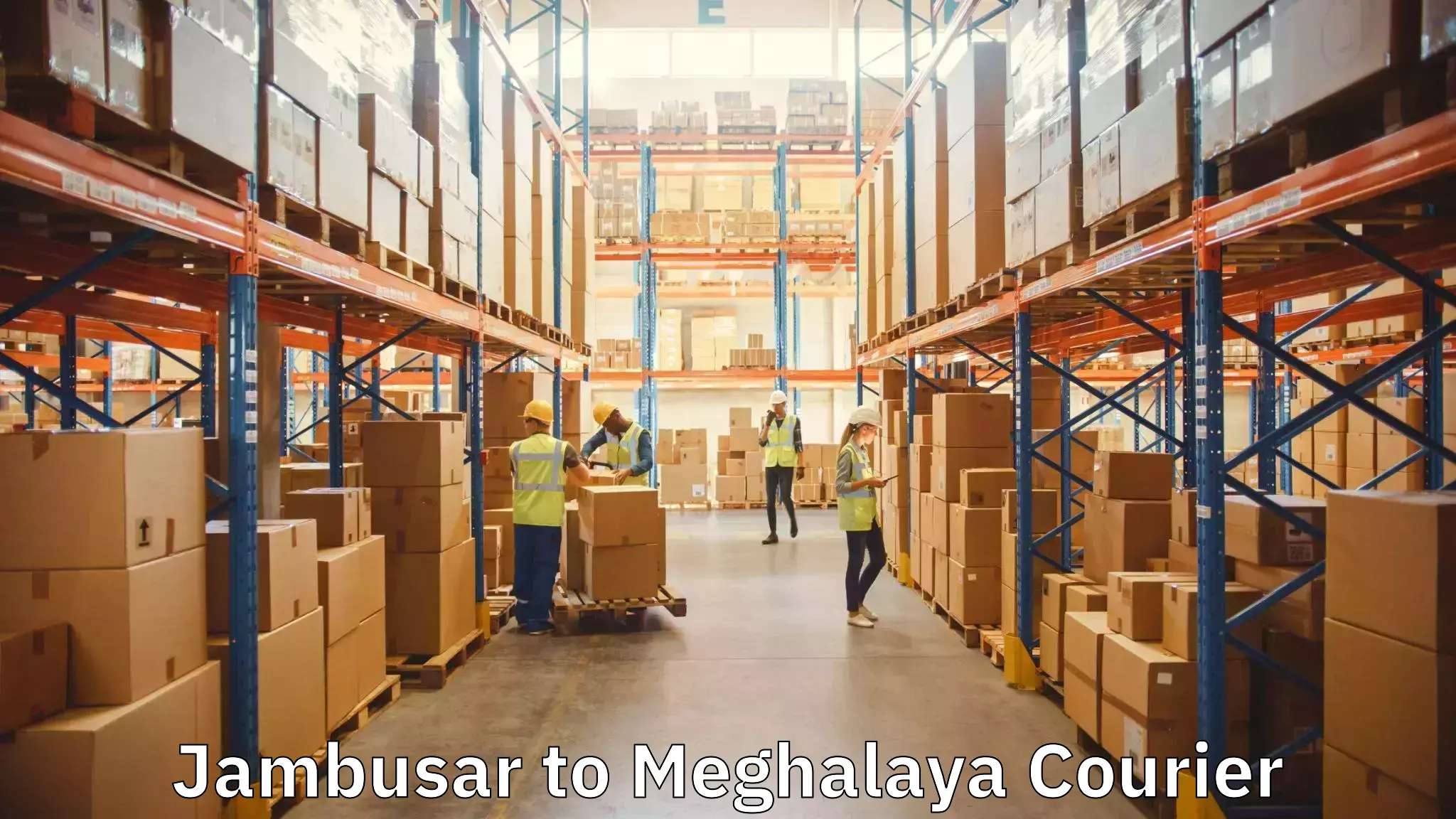 Quality furniture transport Jambusar to Meghalaya