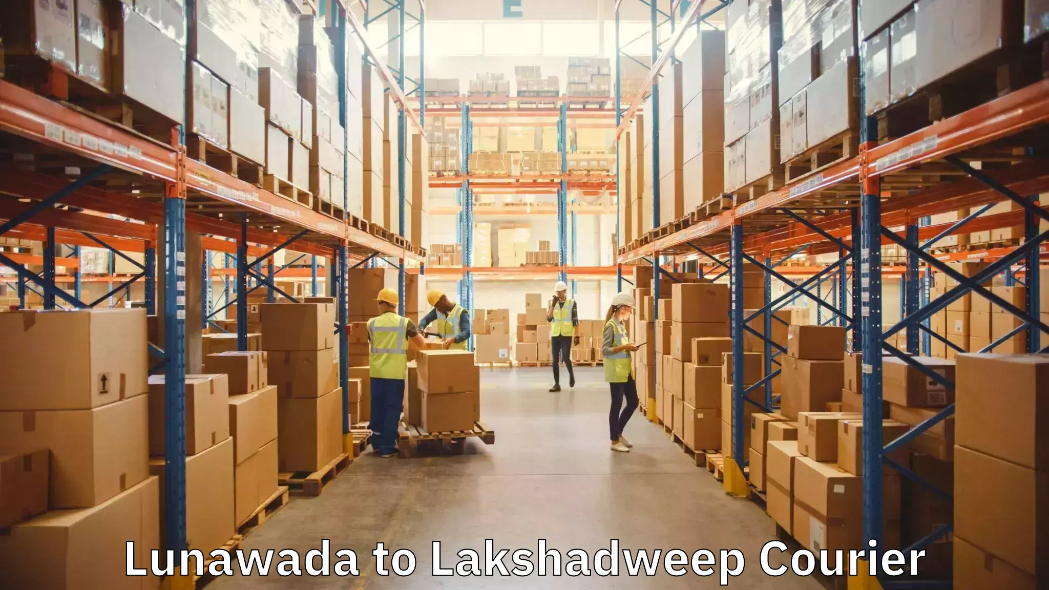 Home moving and storage in Lunawada to Lakshadweep