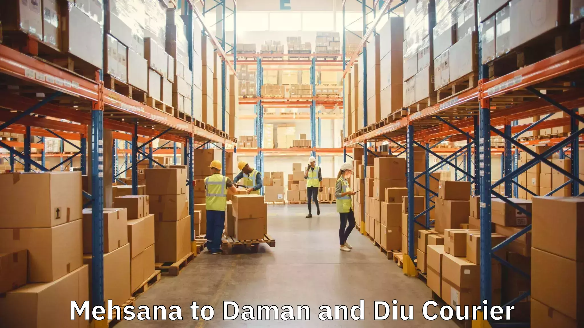 Efficient home movers Mehsana to Diu