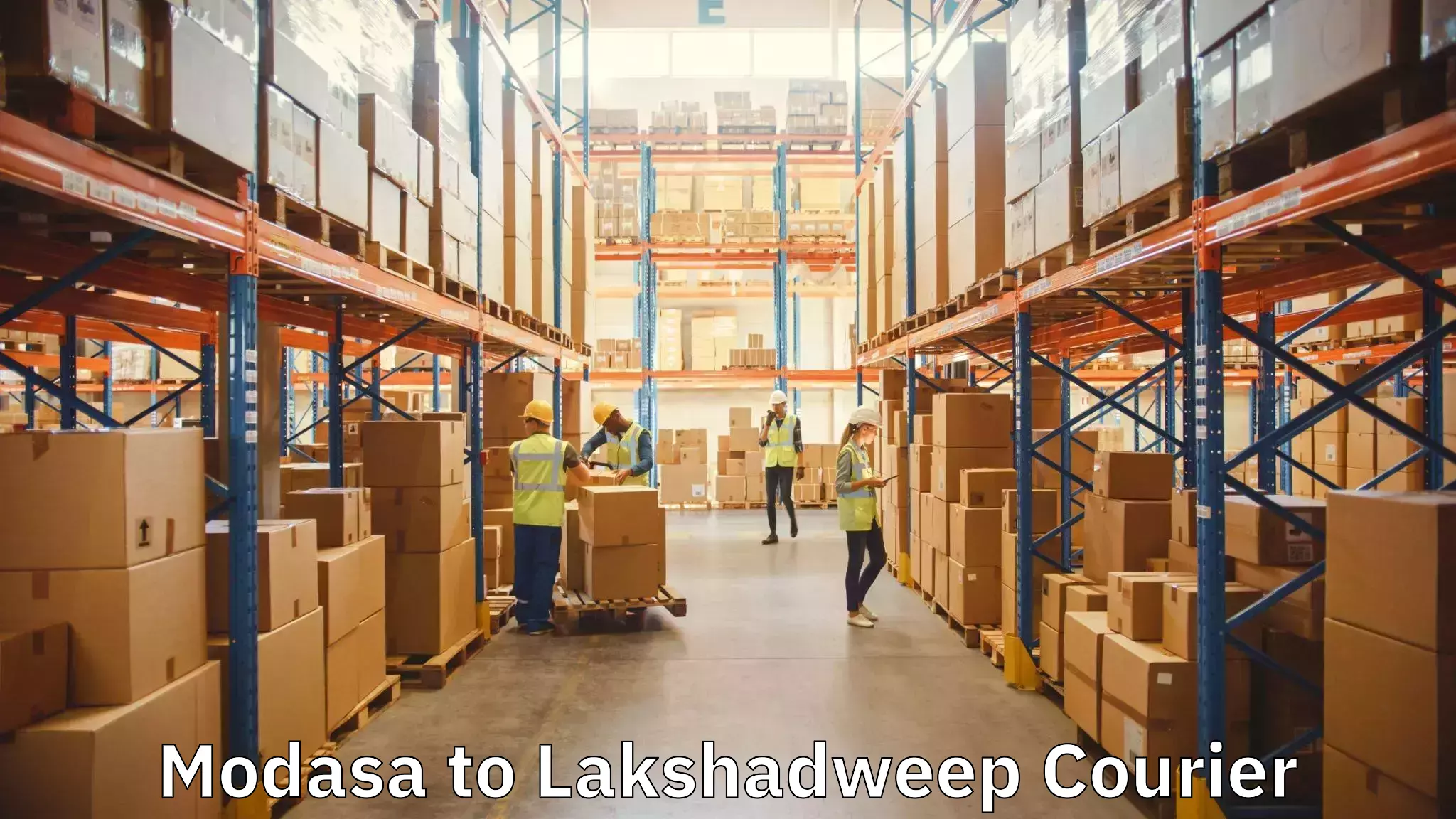 Dependable moving services Modasa to Lakshadweep