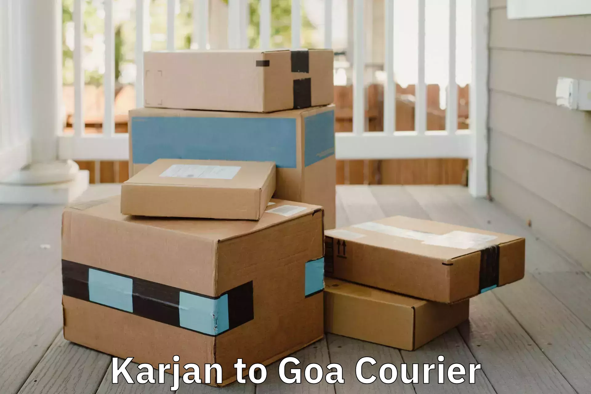Quality moving services Karjan to South Goa