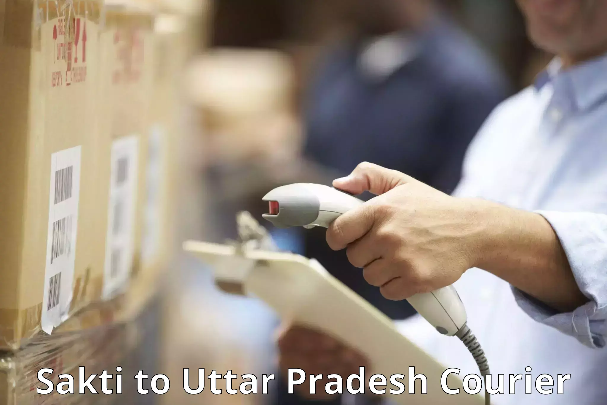 Luggage delivery system Sakti to Uttar Pradesh