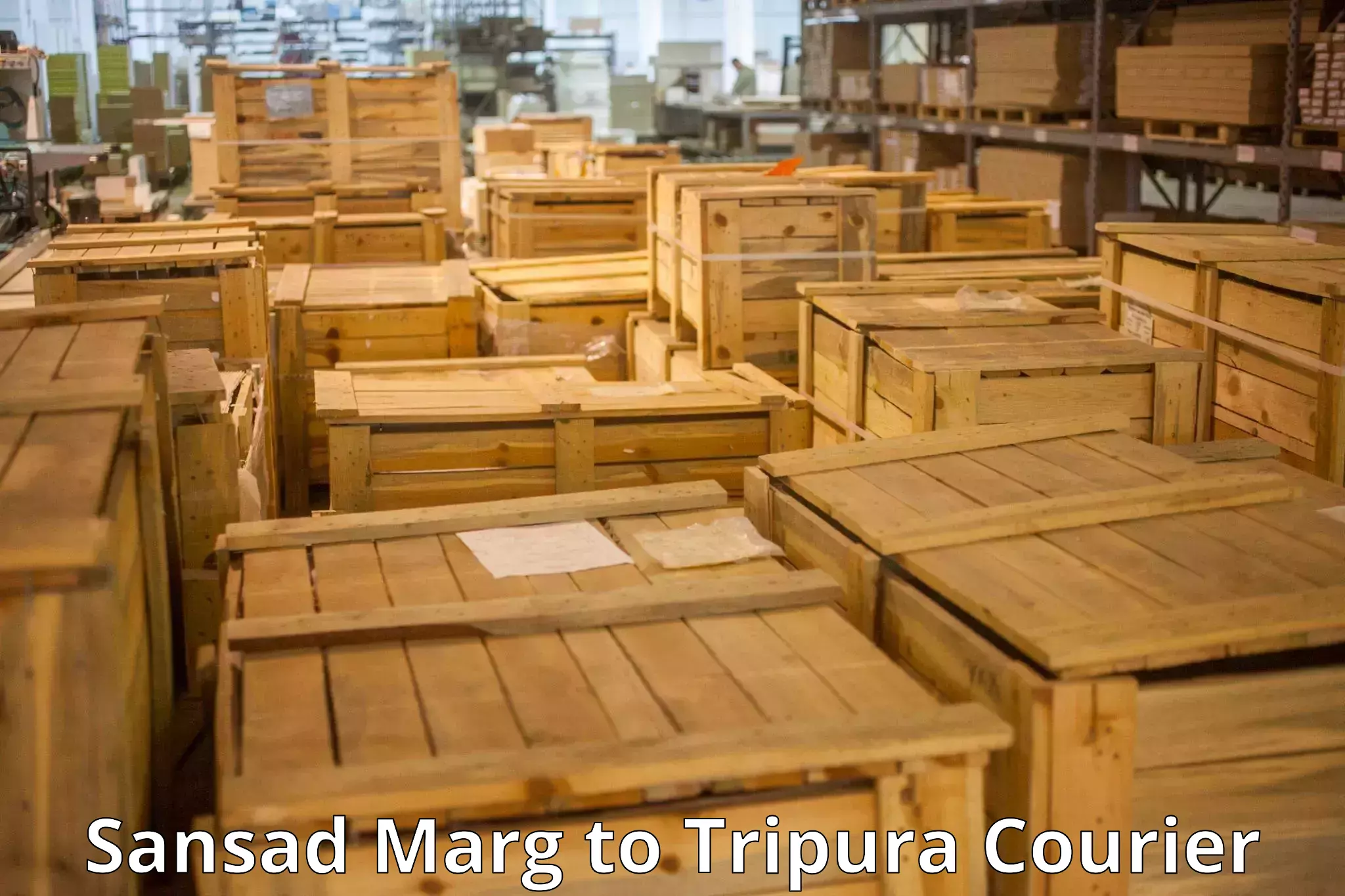 Luggage shipping estimate Sansad Marg to Kailashahar