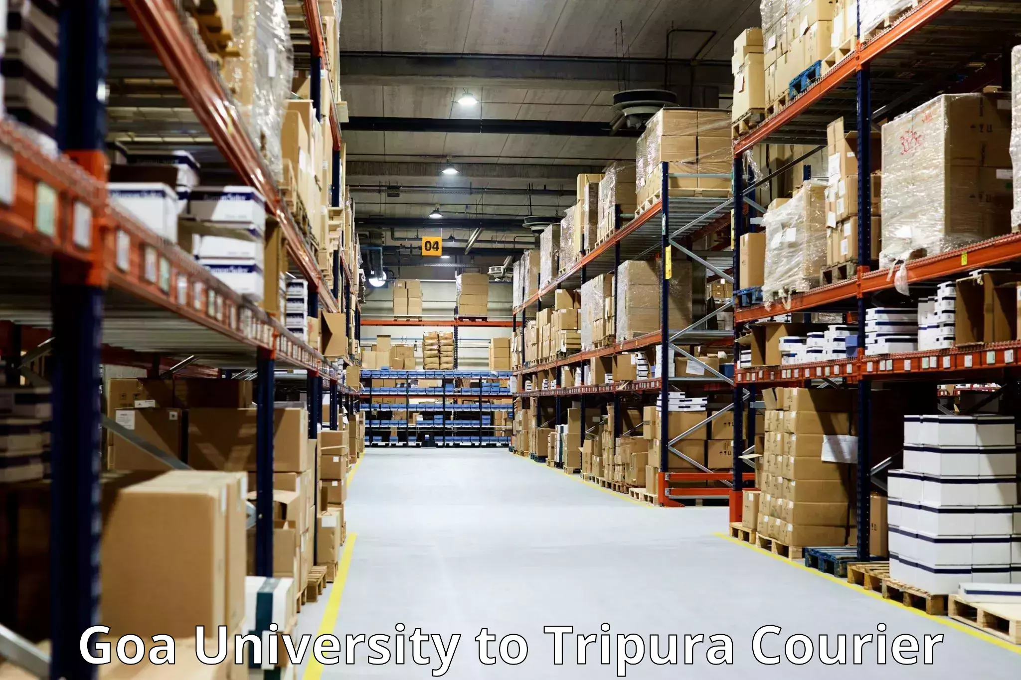 Luggage delivery optimization Goa University to Amarpur