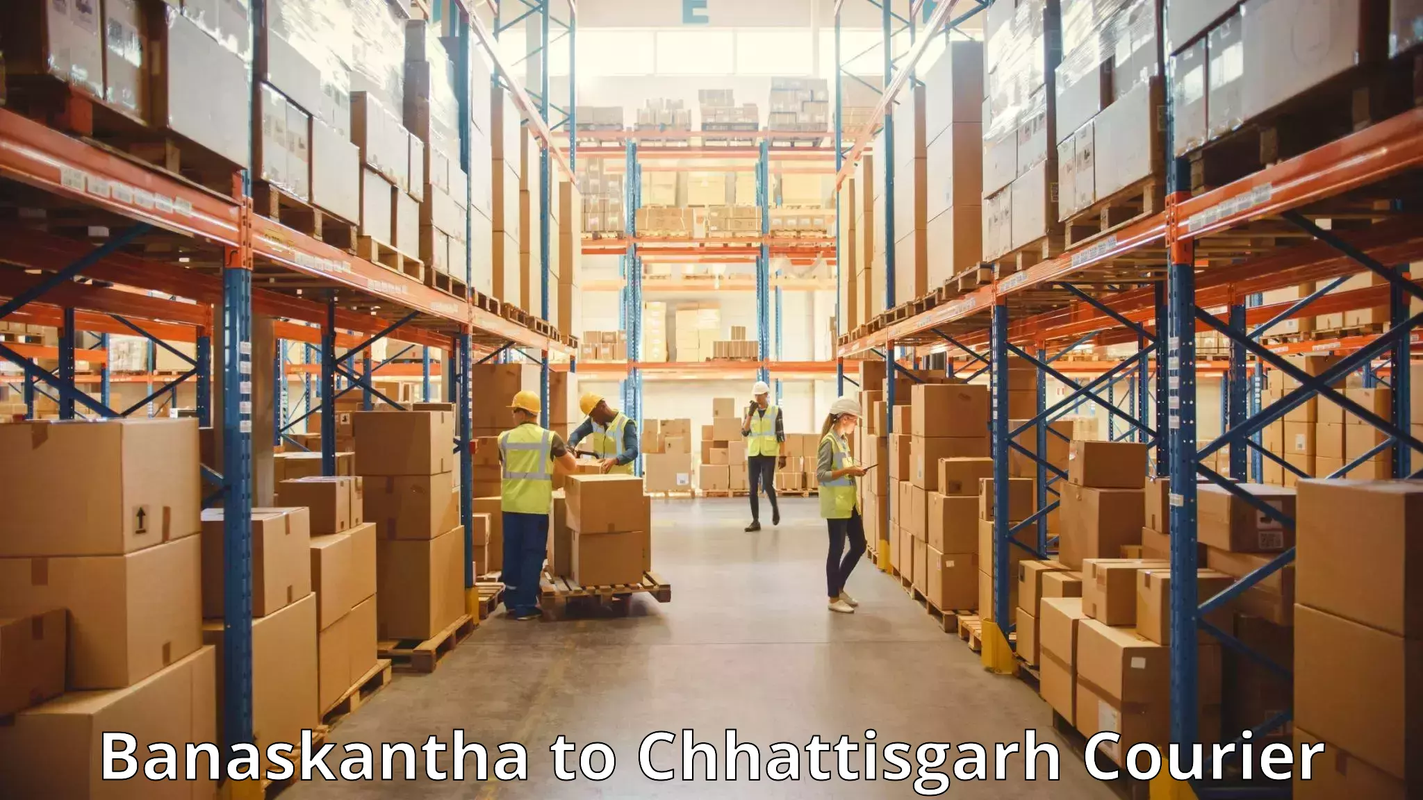 Scheduled baggage courier Banaskantha to Korea Chhattisgarh