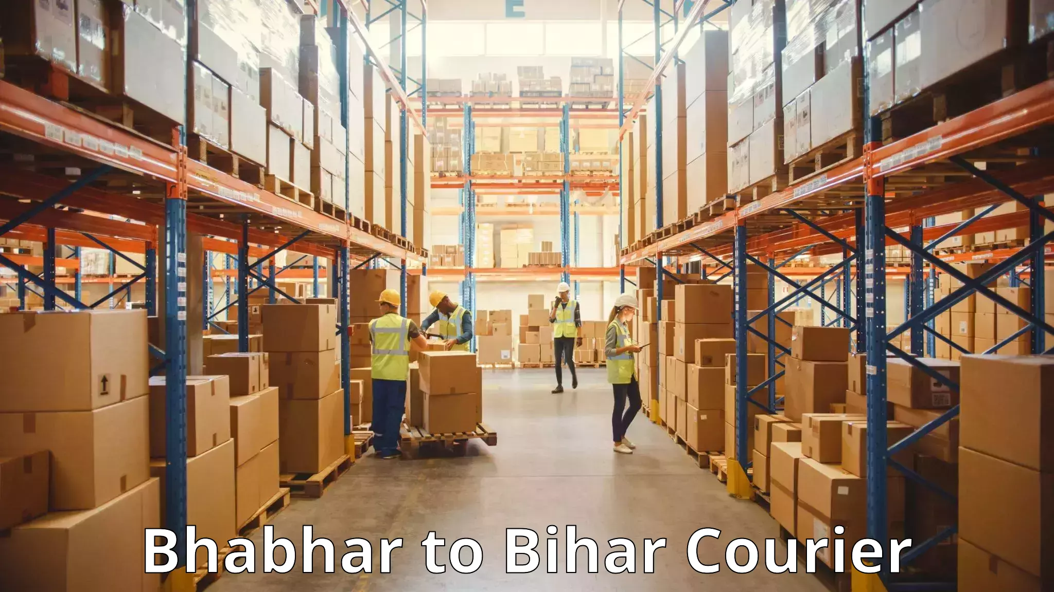 Baggage courier strategy Bhabhar to Arrah