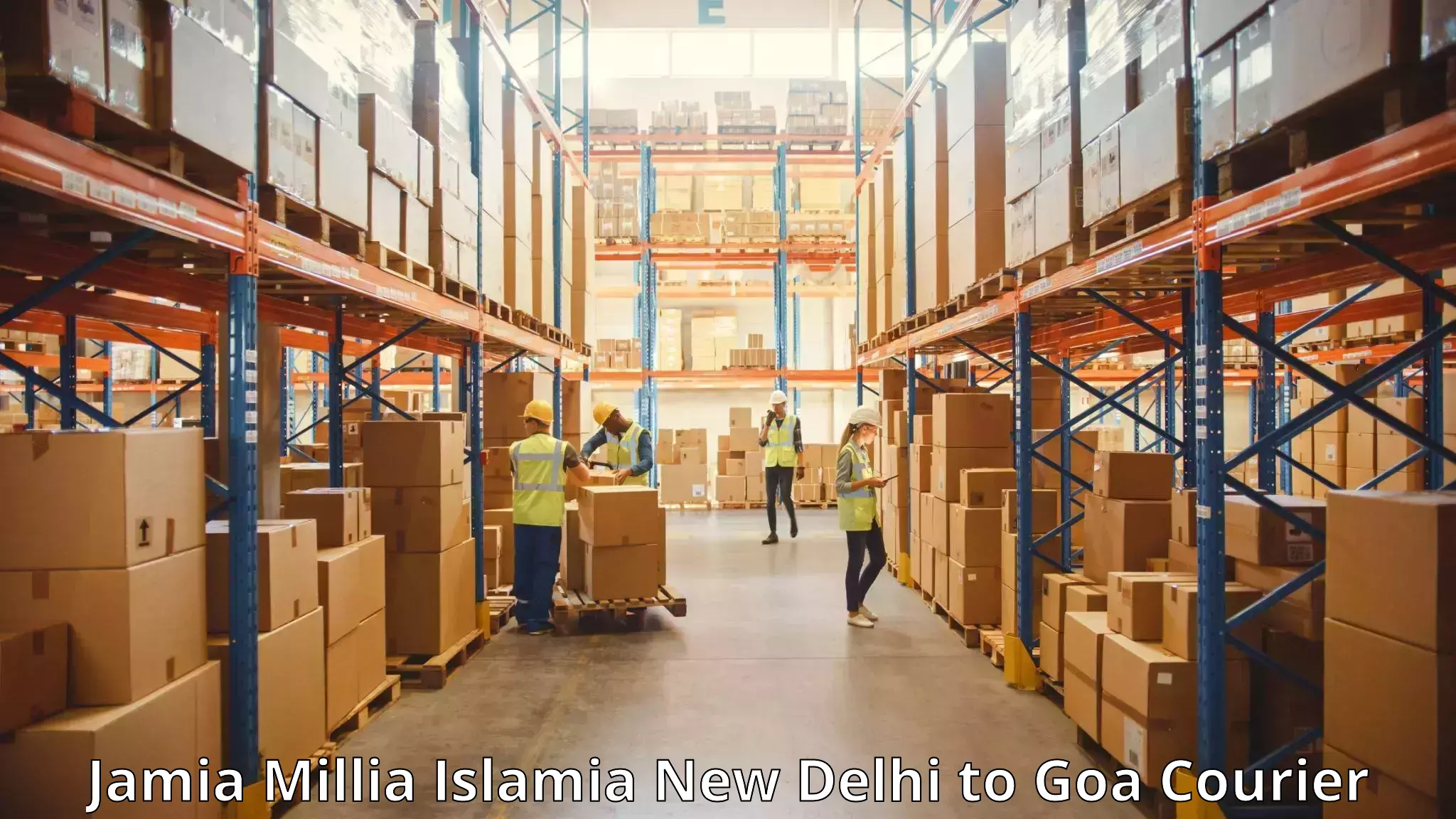 Personal baggage courier Jamia Millia Islamia New Delhi to Bicholim