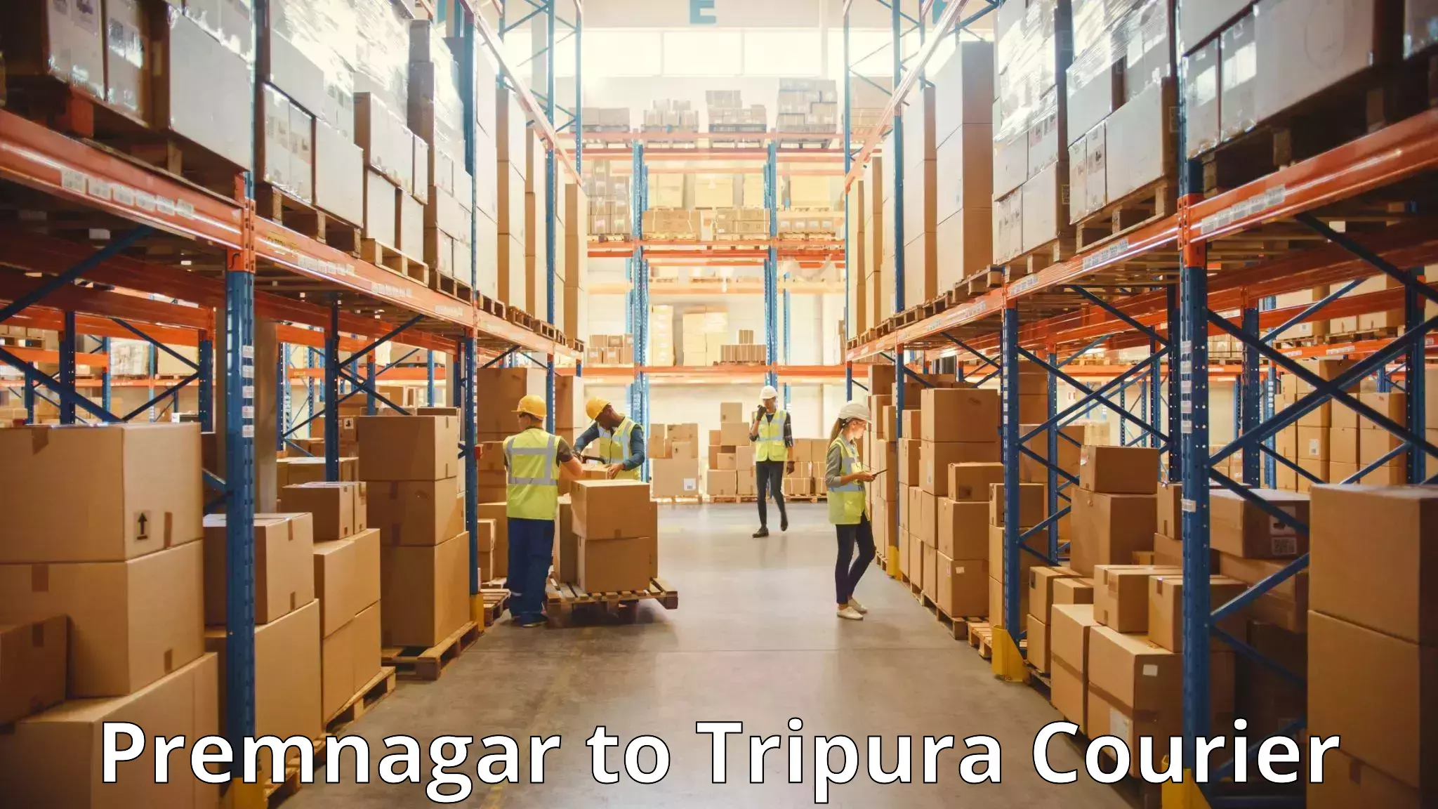 Emergency luggage shipping Premnagar to Amarpur Gomati