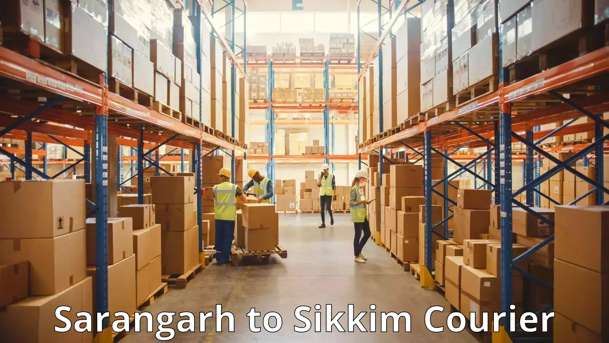 Baggage shipping experience Sarangarh to Pelling