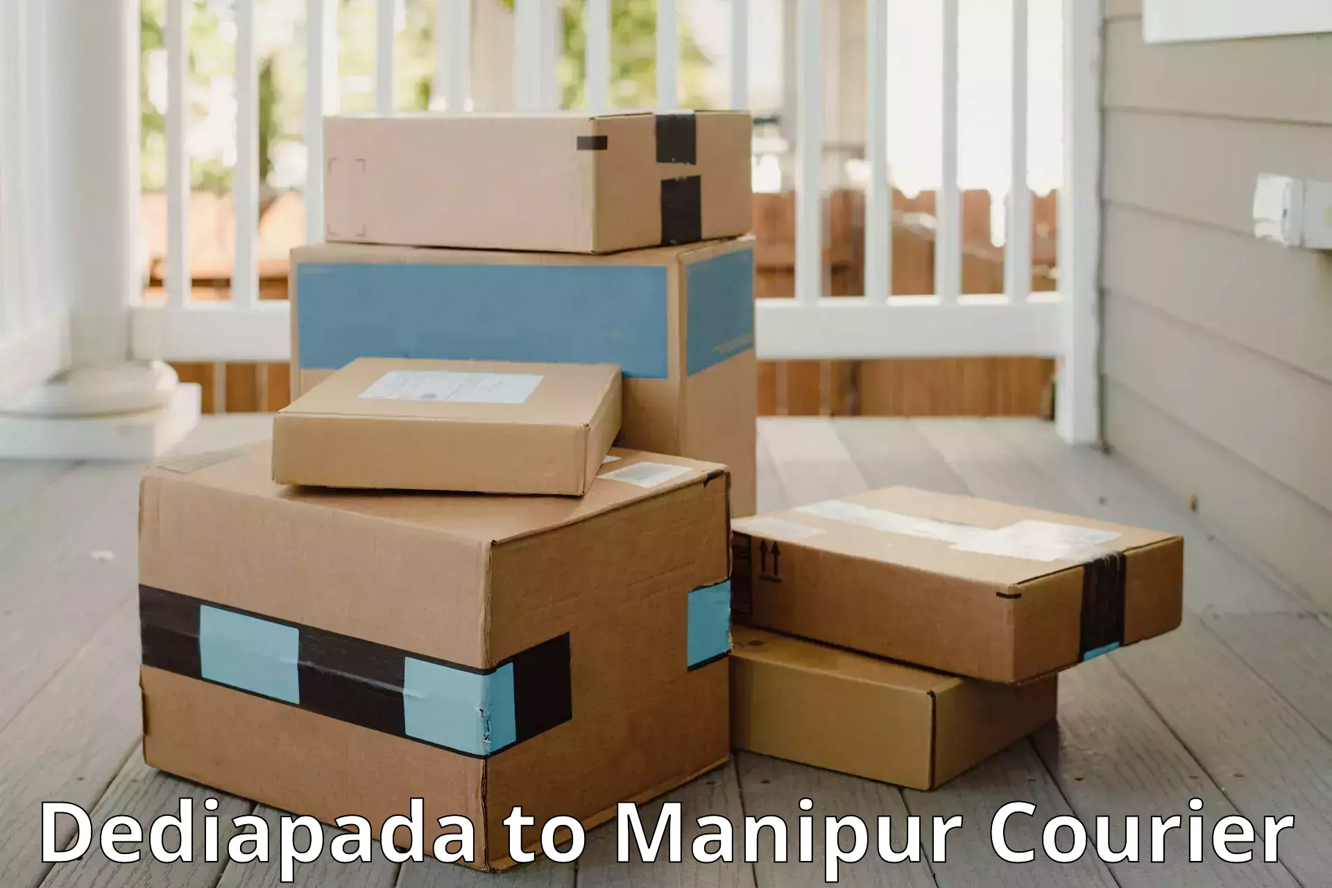 Luggage delivery providers Dediapada to Manipur