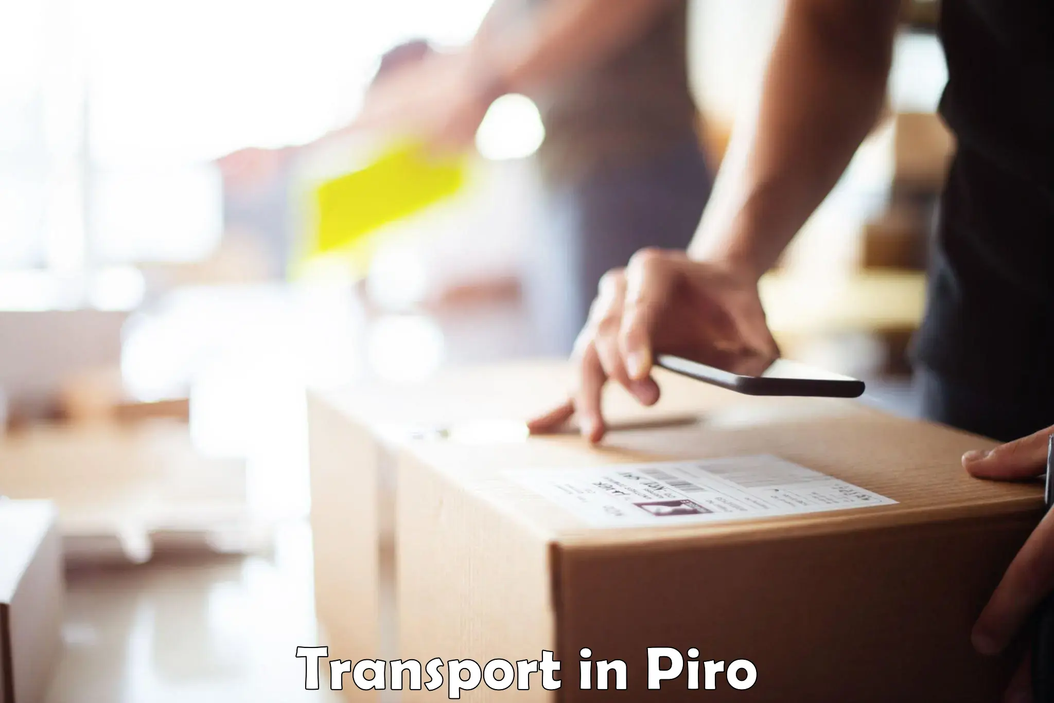 Container transportation services in Piro