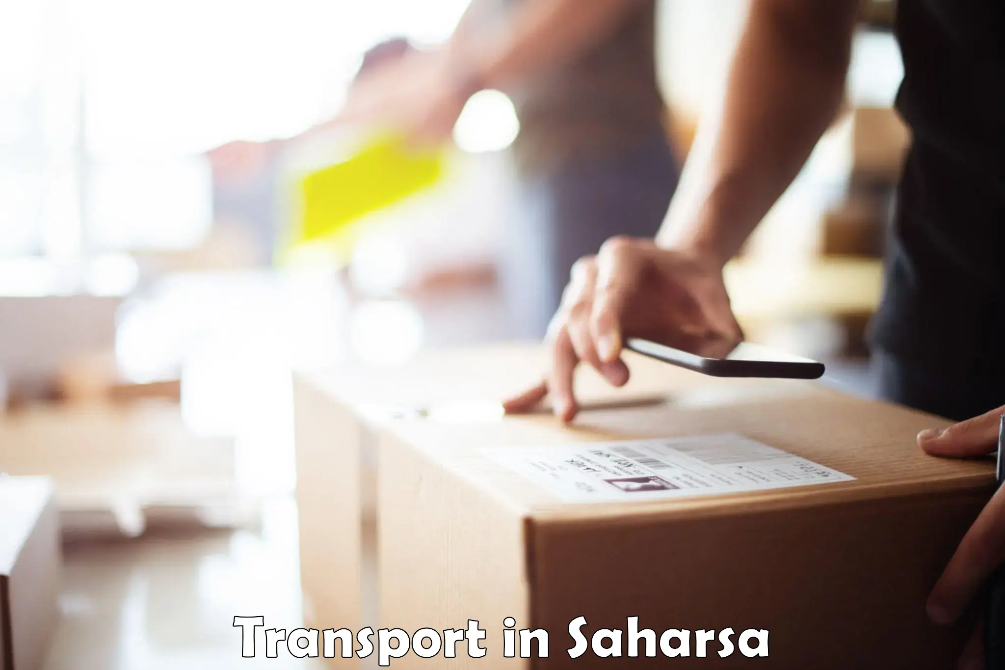 Container transport service in Saharsa