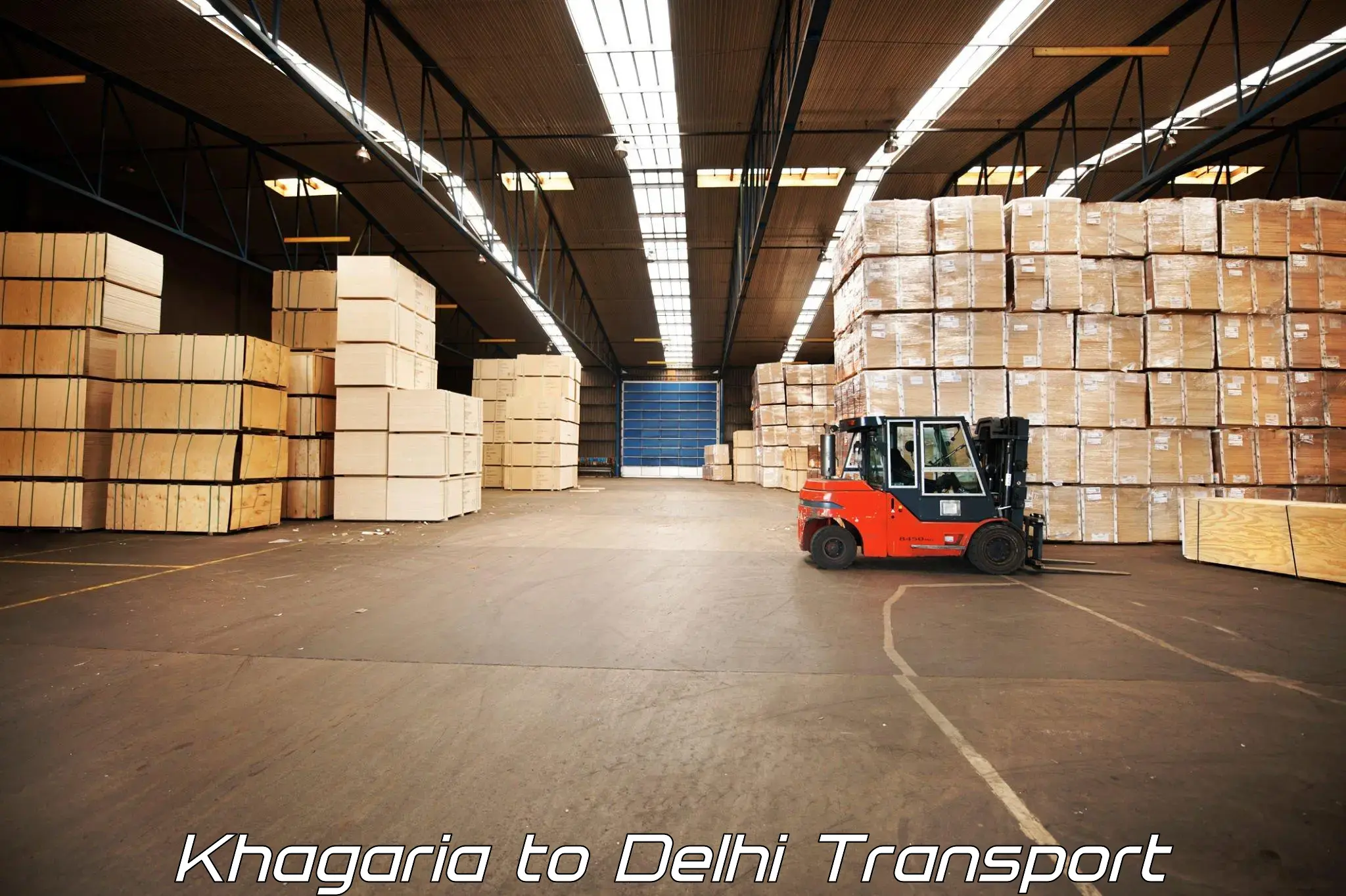 Daily parcel service transport Khagaria to Indraprastha