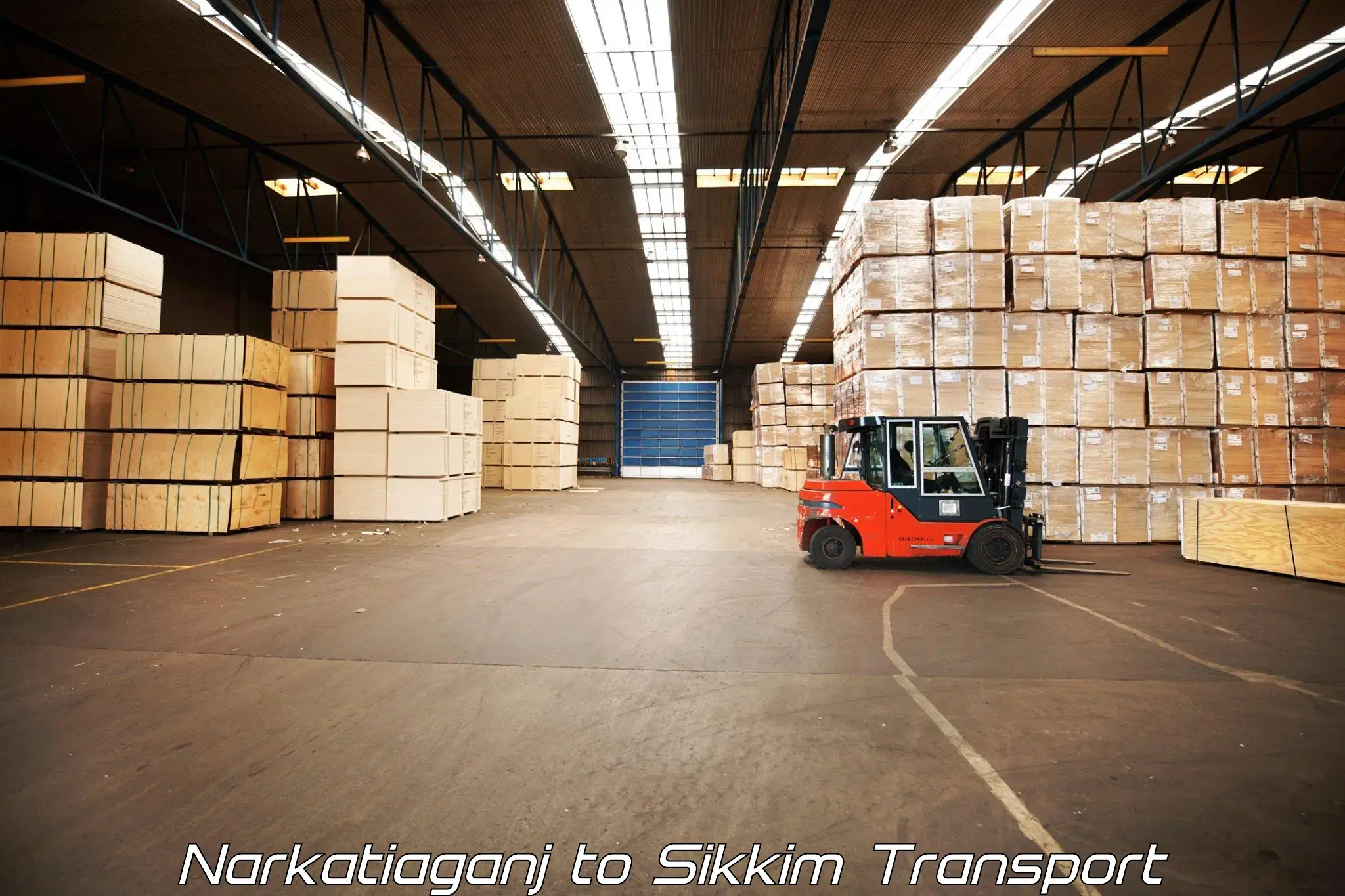 Container transport service Narkatiaganj to Geyzing