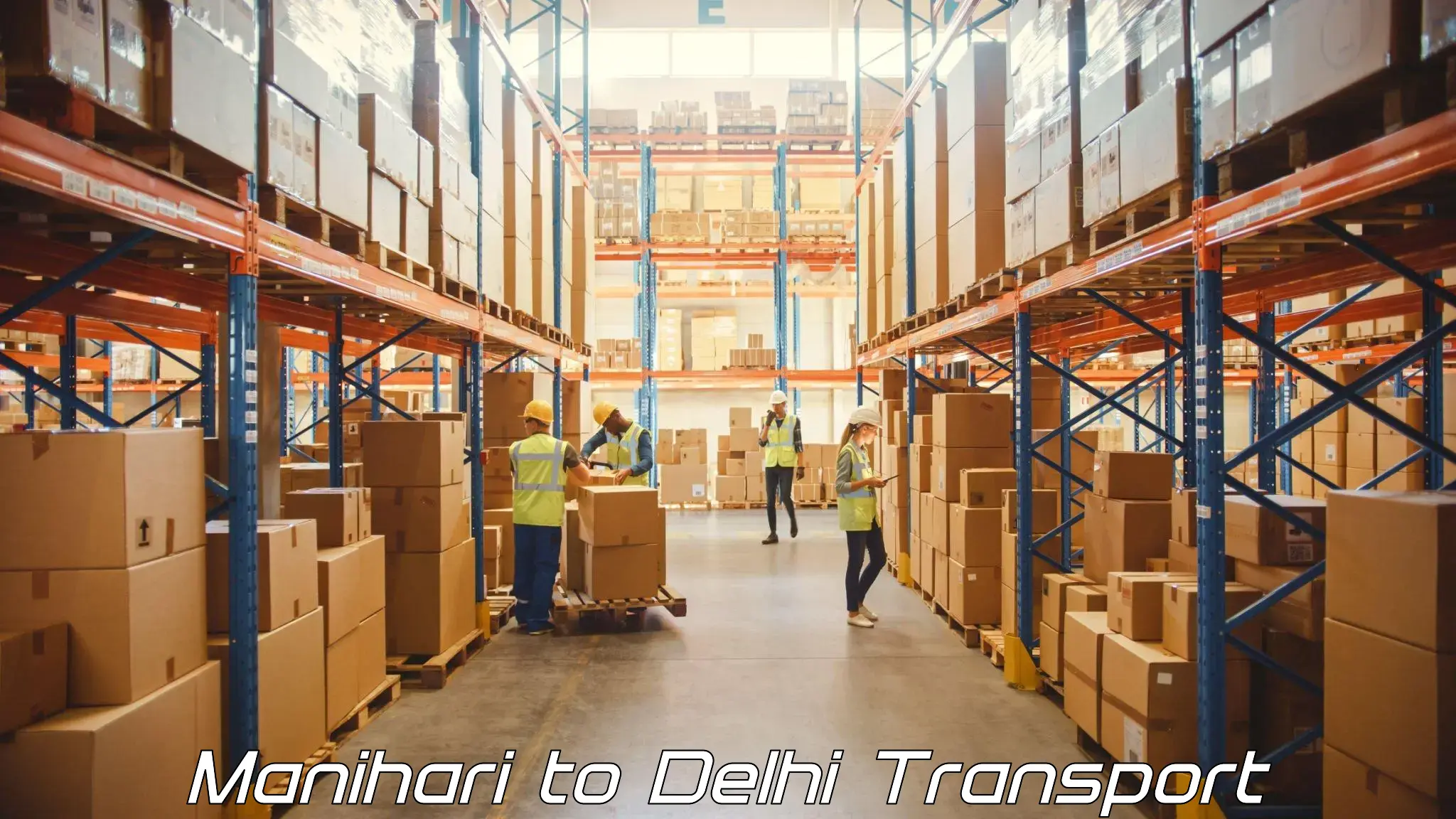 Truck transport companies in India Manihari to East Delhi