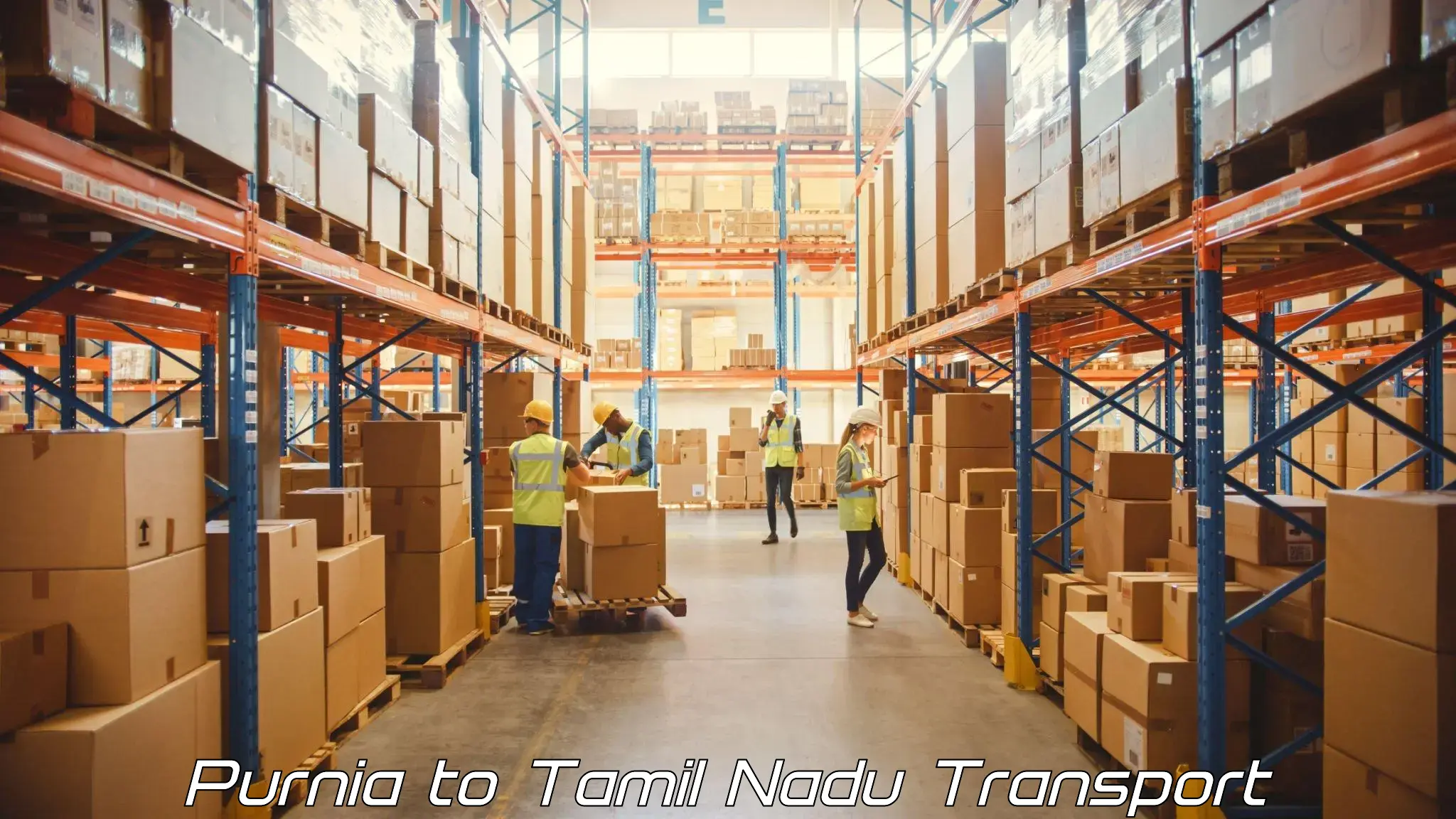 Air freight transport services Purnia to Ennore Port Chennai