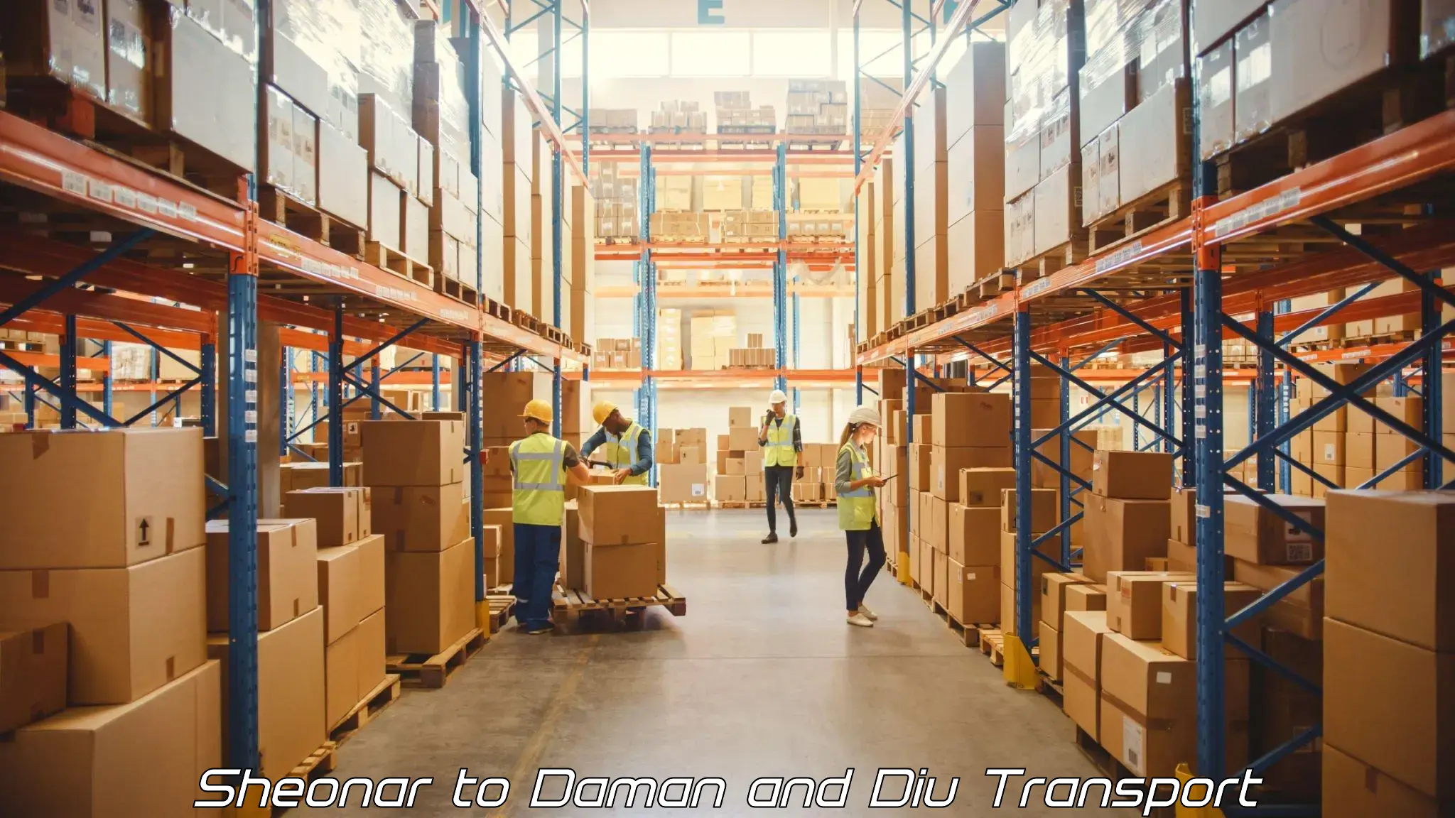 Cargo transportation services Sheonar to Diu