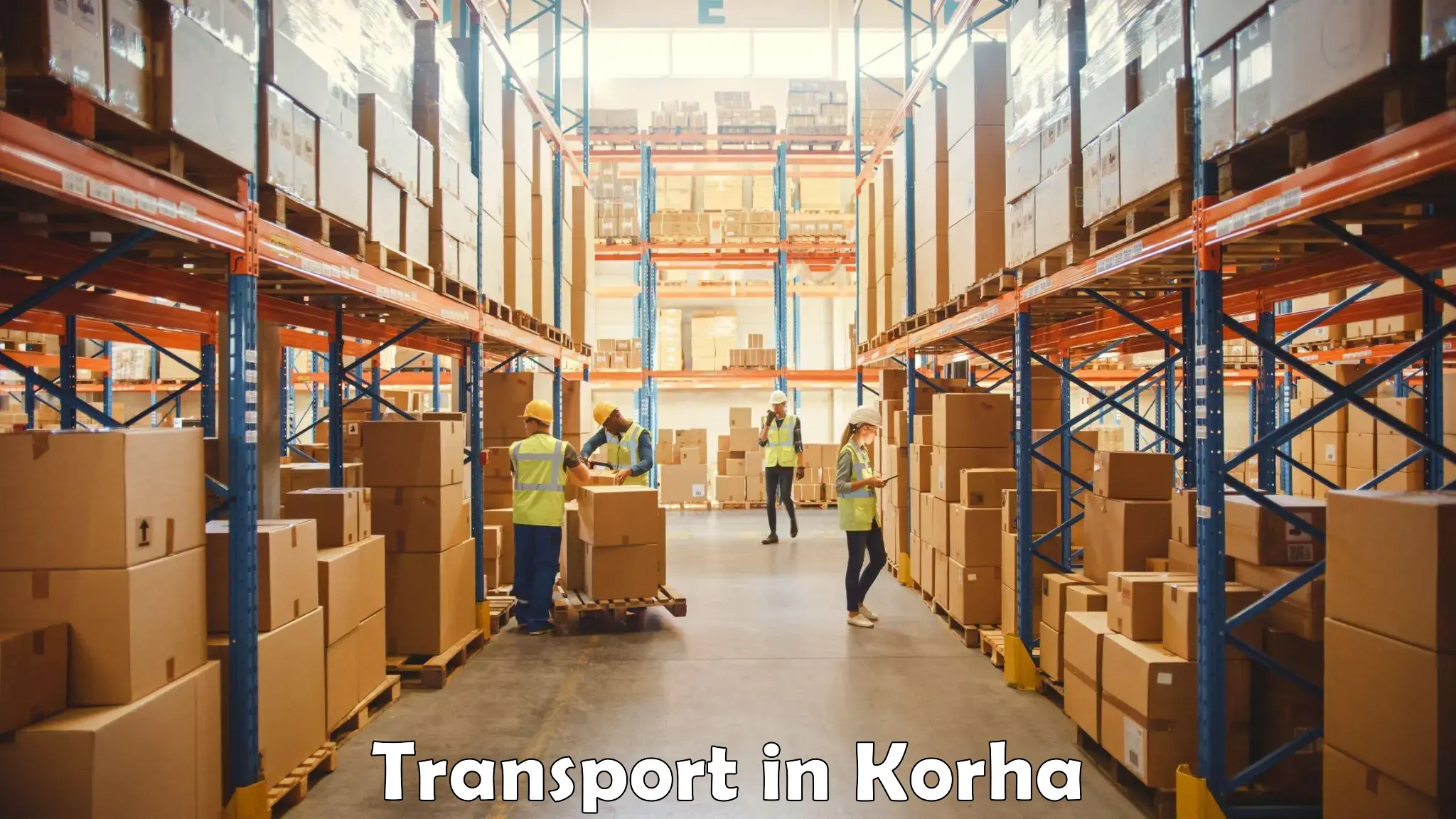 Vehicle parcel service in Korha