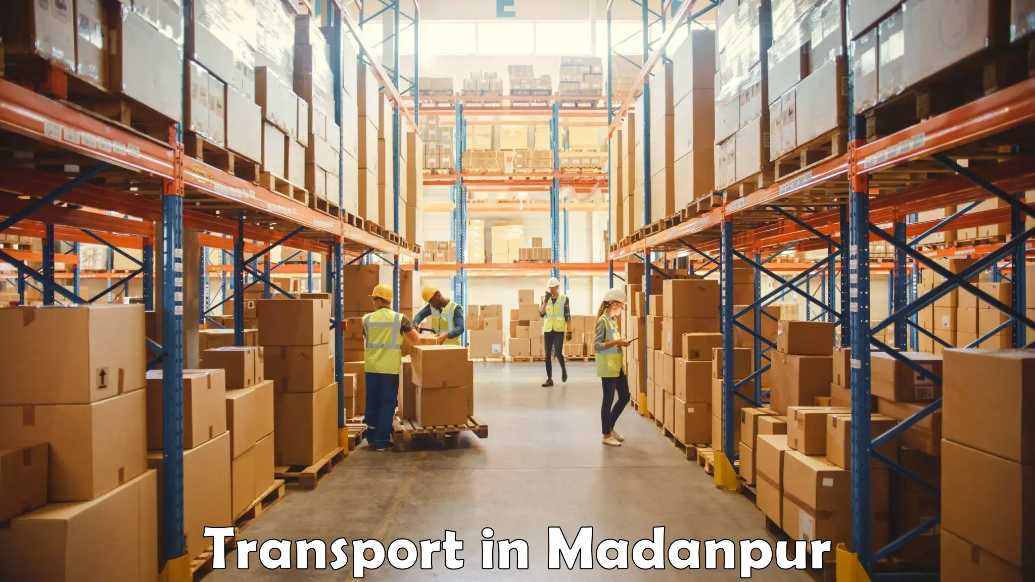 Nearby transport service in Madanpur