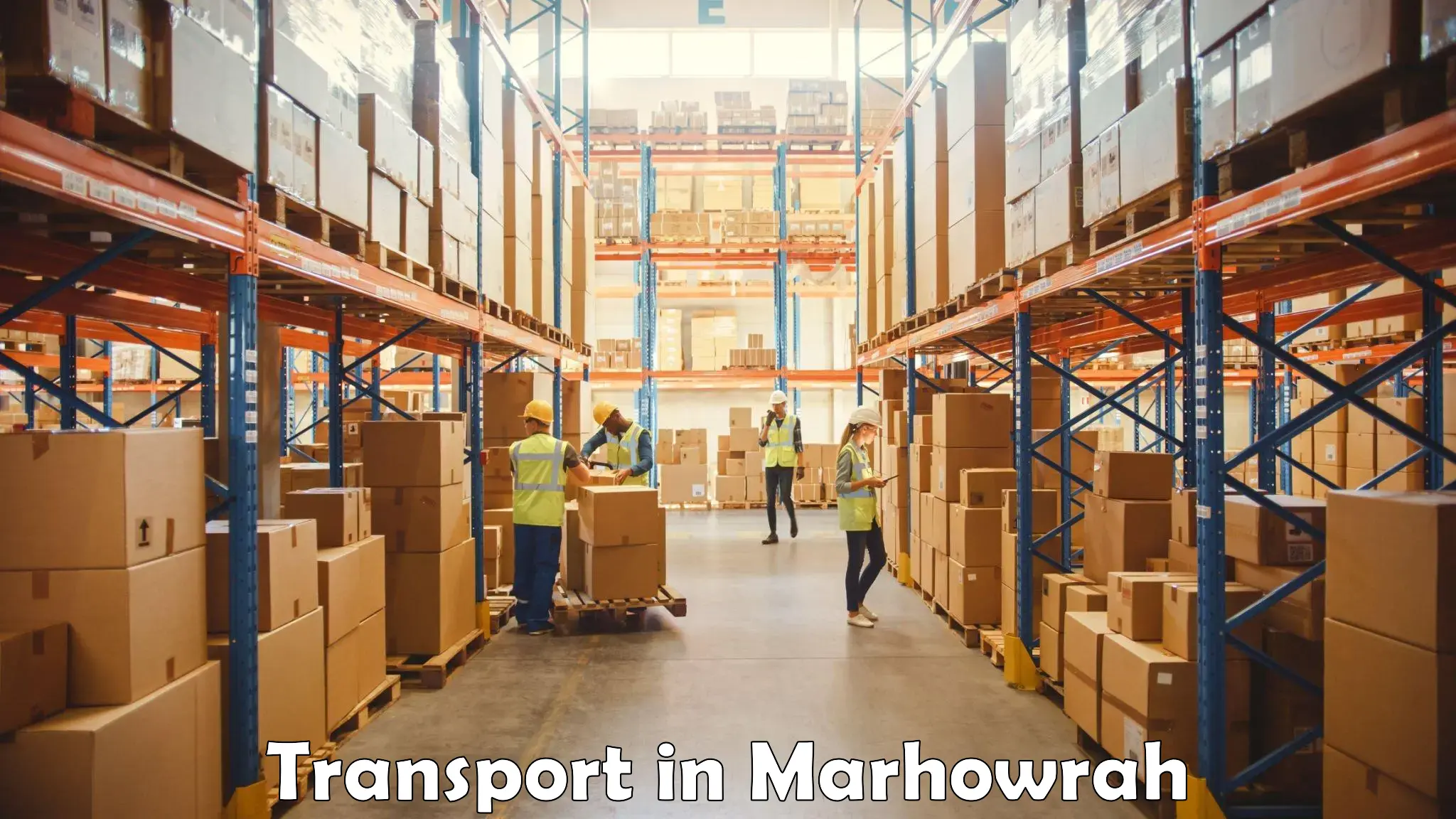 Cargo transport services in Marhowrah