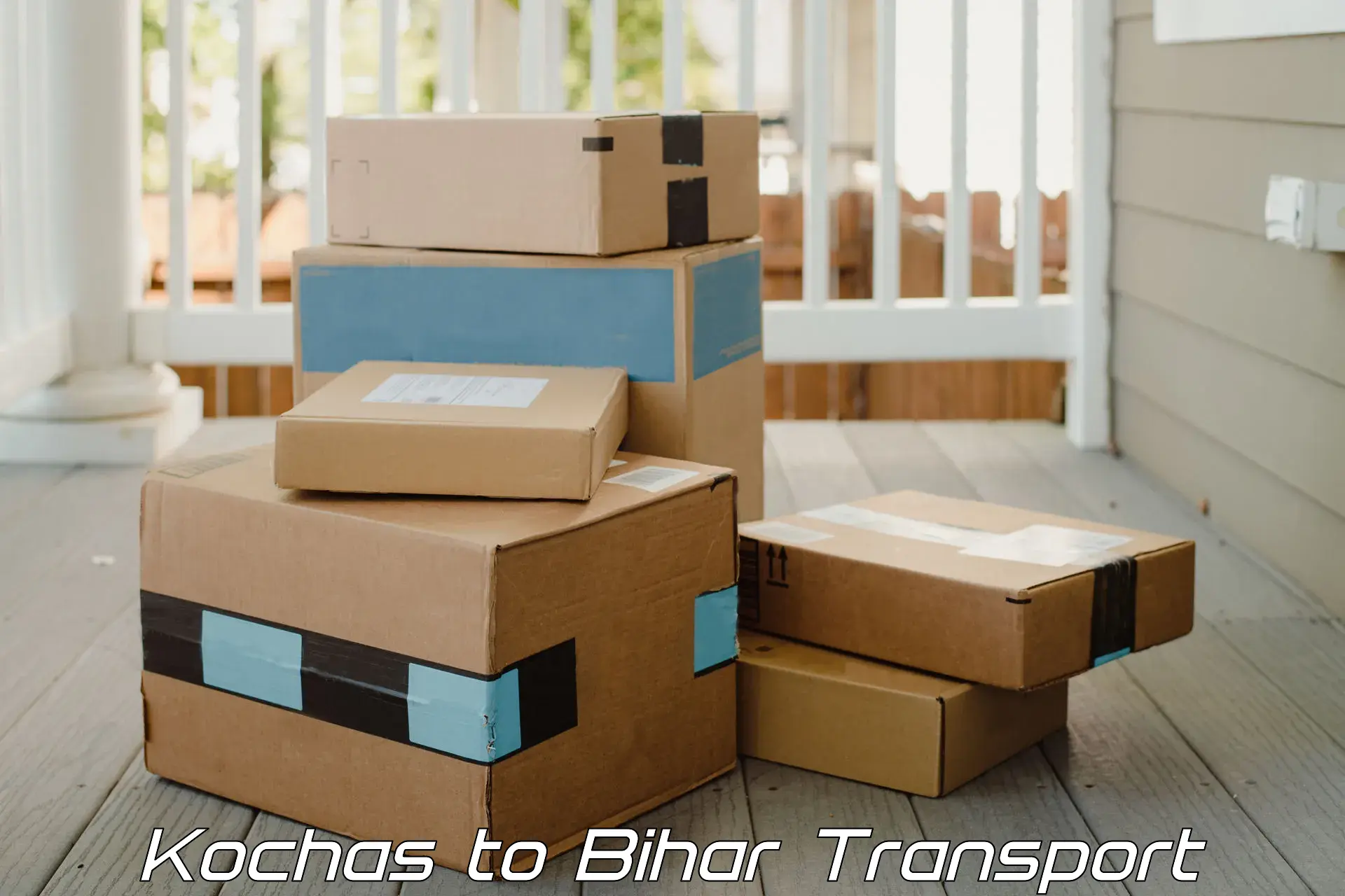 Vehicle courier services Kochas to Bakhtiarpur